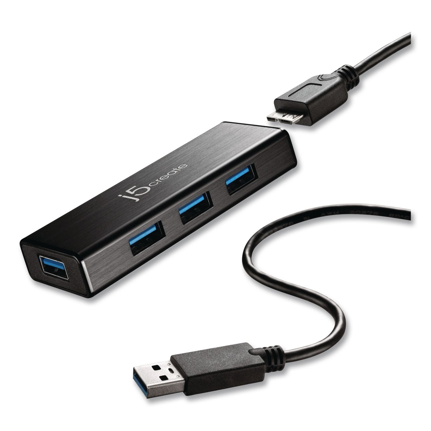 Sub 3.0 4-Port Mini Hub, Black
