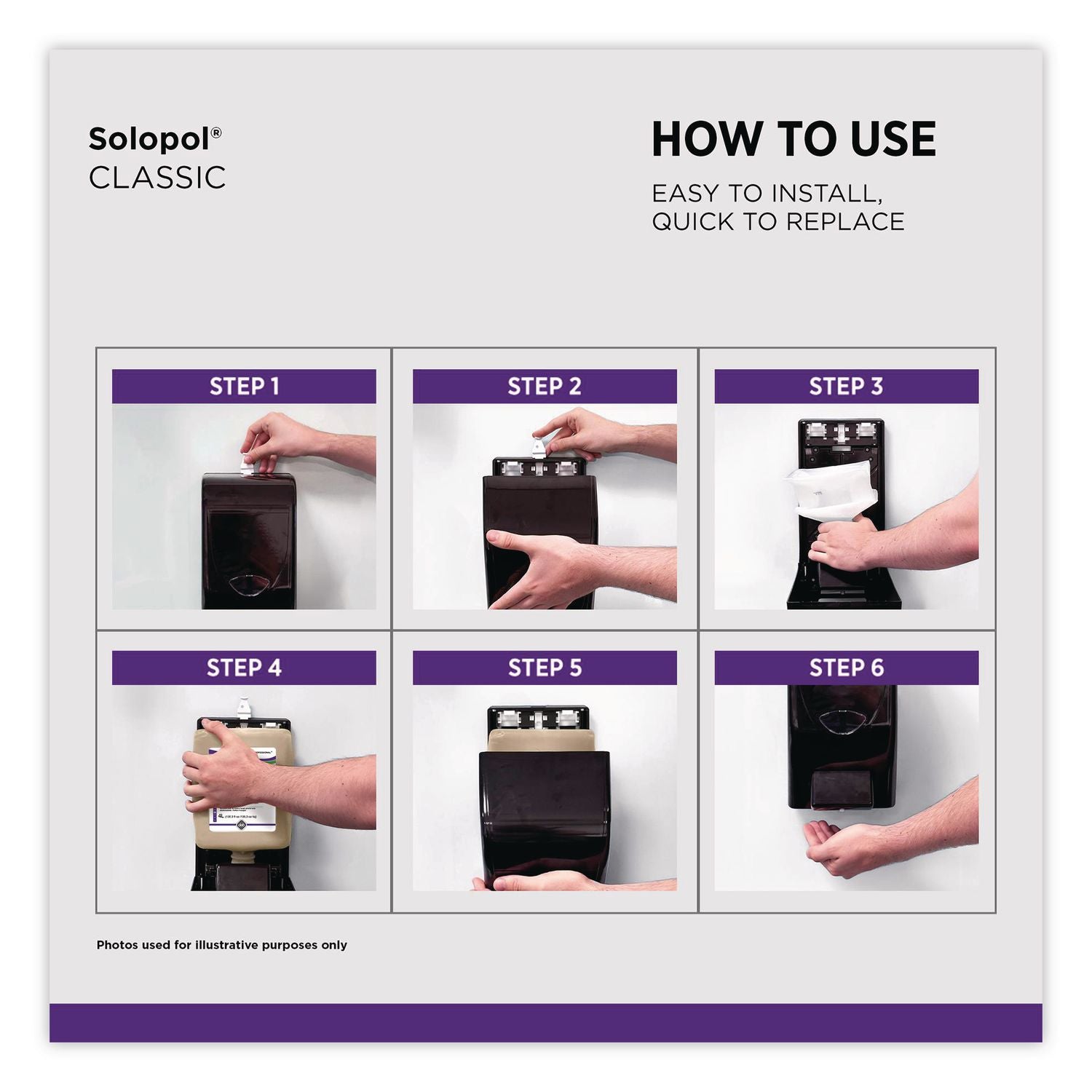 Solopol Classic Heavy Duty Hand Cleaner Refill, Citrus, 4 L Refill, 4/Carton