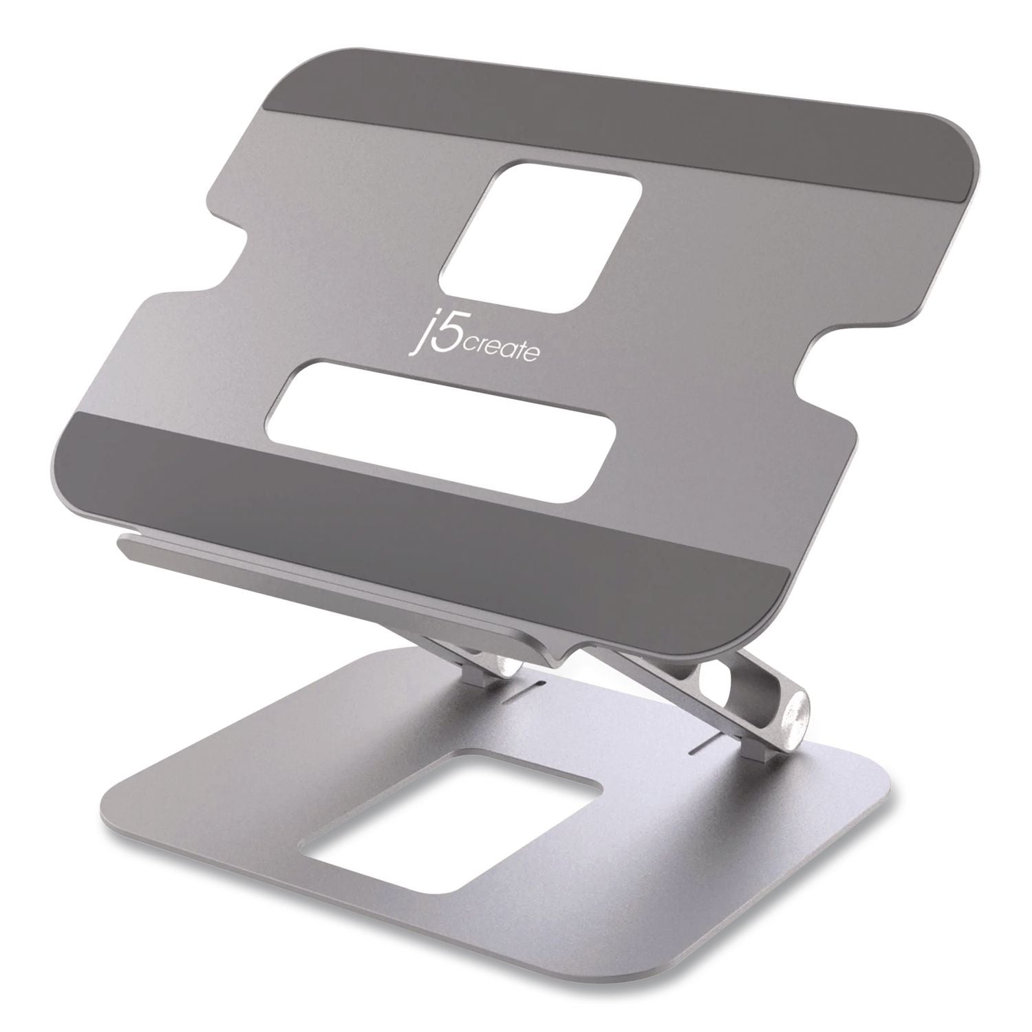 Multi-Angle Laptop Stand, Space Gray/Silver, Supports 9 Lbs