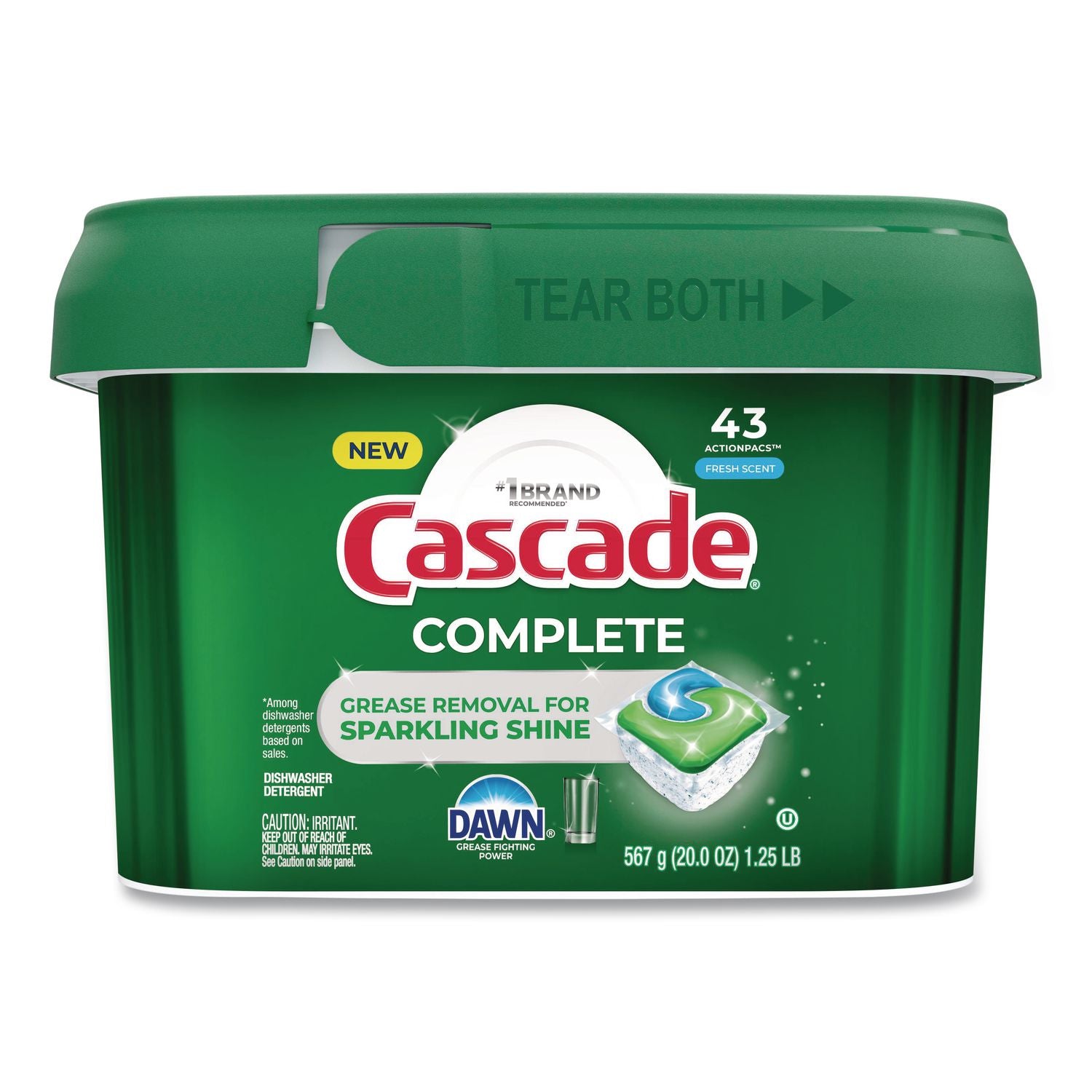 Actionpacs, Fresh Scent, 20 Oz Tub, 43/Tub