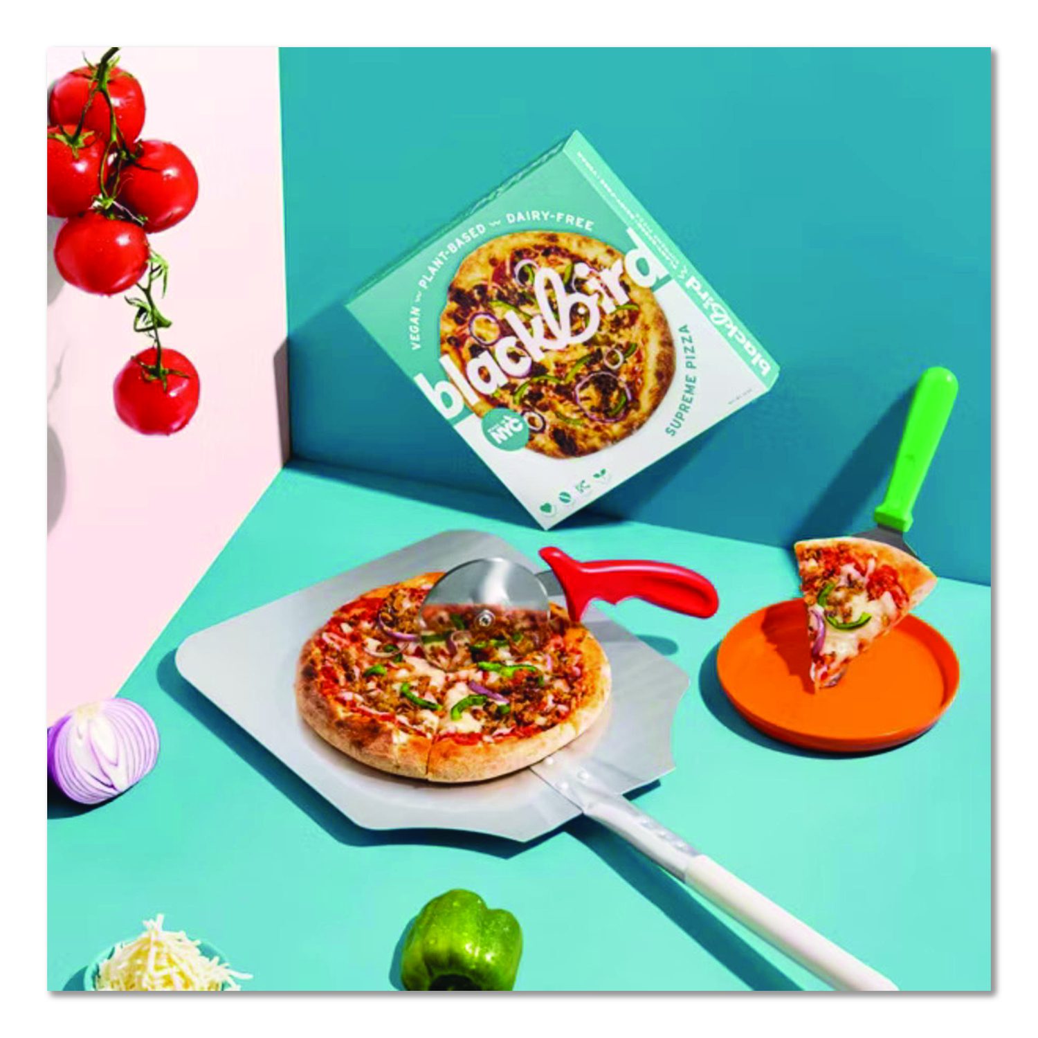 Plant-Based Supreme Pizza, 14 Oz, 3/Carton