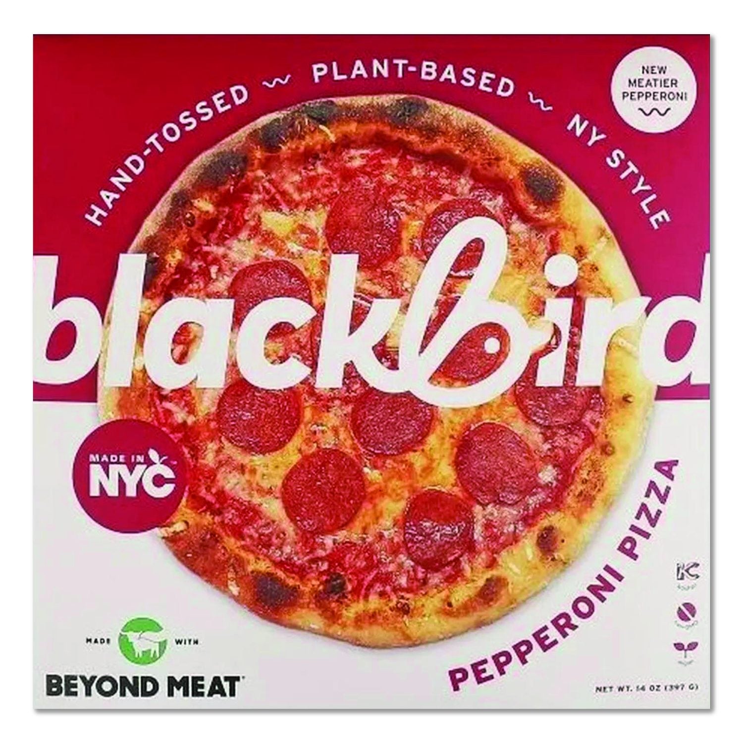 Plant-Based Pepperoni Pizza, 14 Oz, 3/Carton