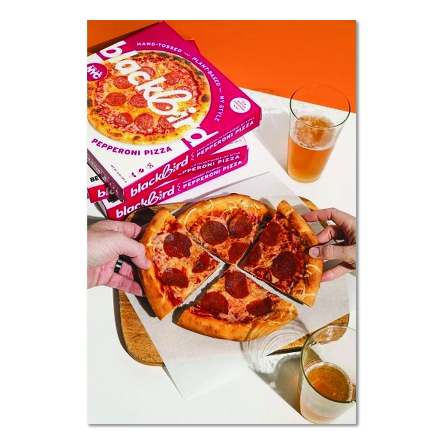 Plant-Based Pepperoni Pizza, 14 Oz, 3/Carton