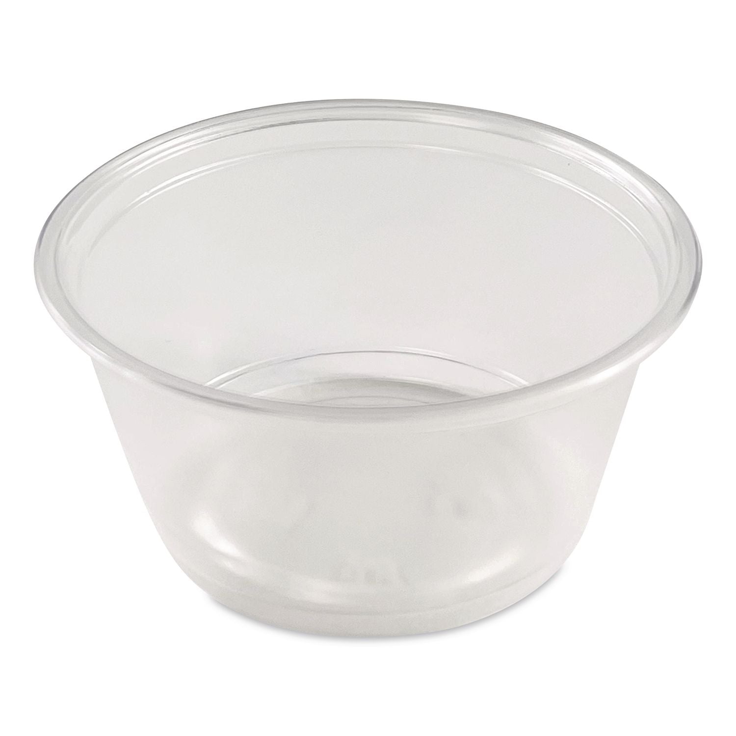 Portion Cups, 2 Oz, Clear, 100/Pack, 25 Packs/Carton