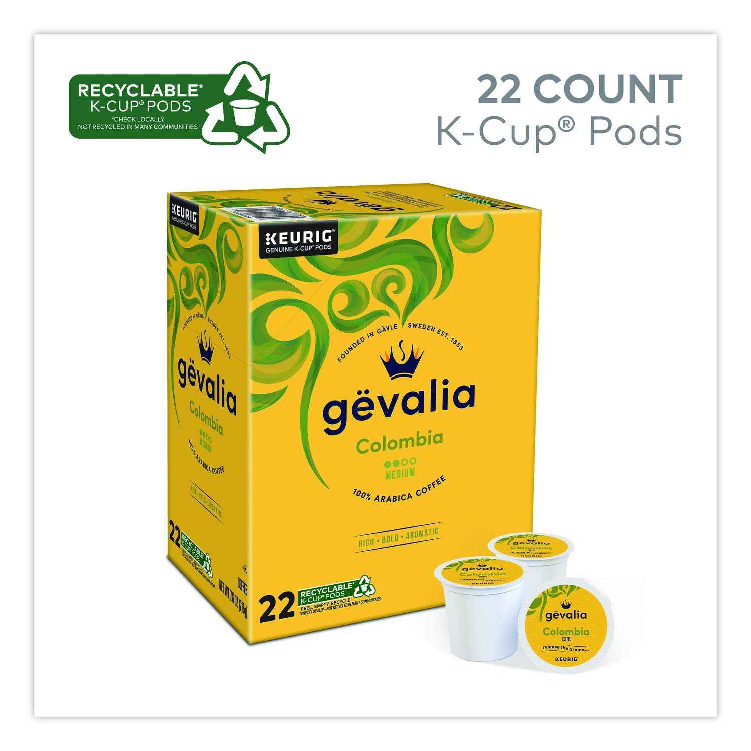 Colombia K-Cup Pods, 22/Box