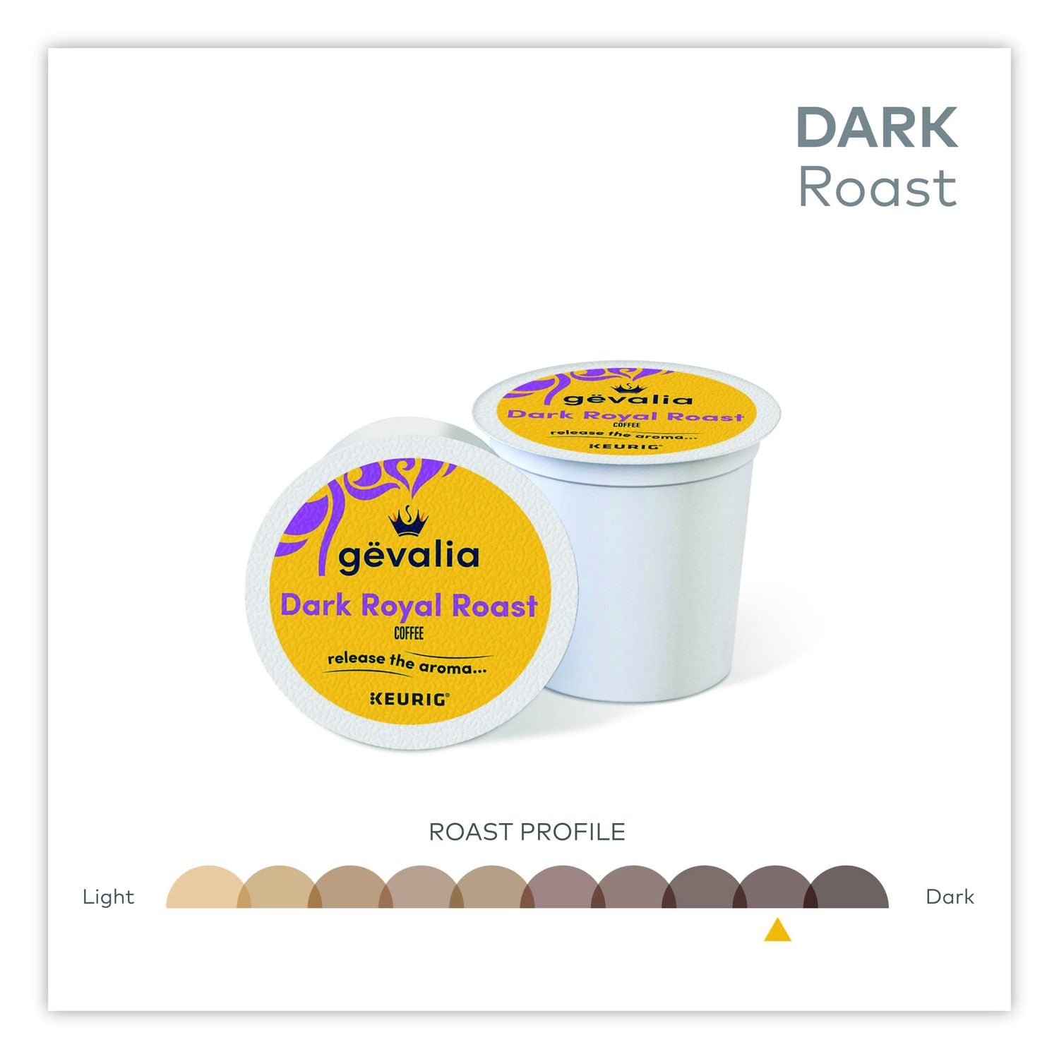 Dark Royal Roast K-Cup Pods, 22/Box