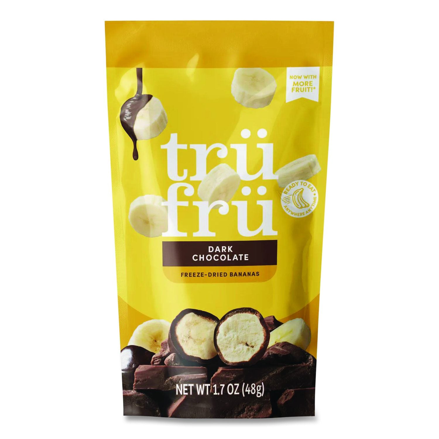 Hyper-Dried Grab And Go Dried Bananas In Dark Chocolate, 1.7 Oz Packet, 12/Carton
