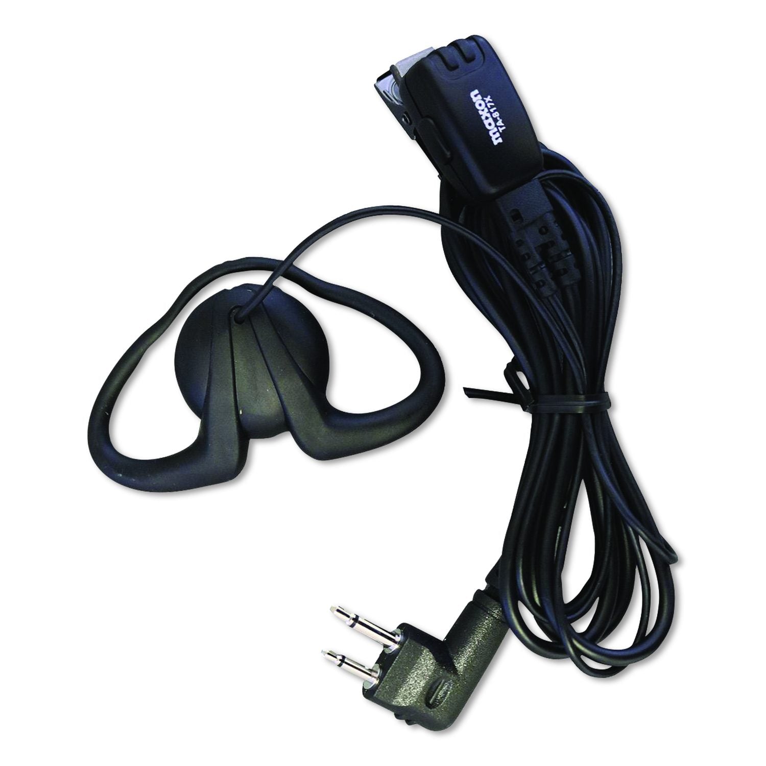 Monaural Earhook Headset With D Ring Earpiece