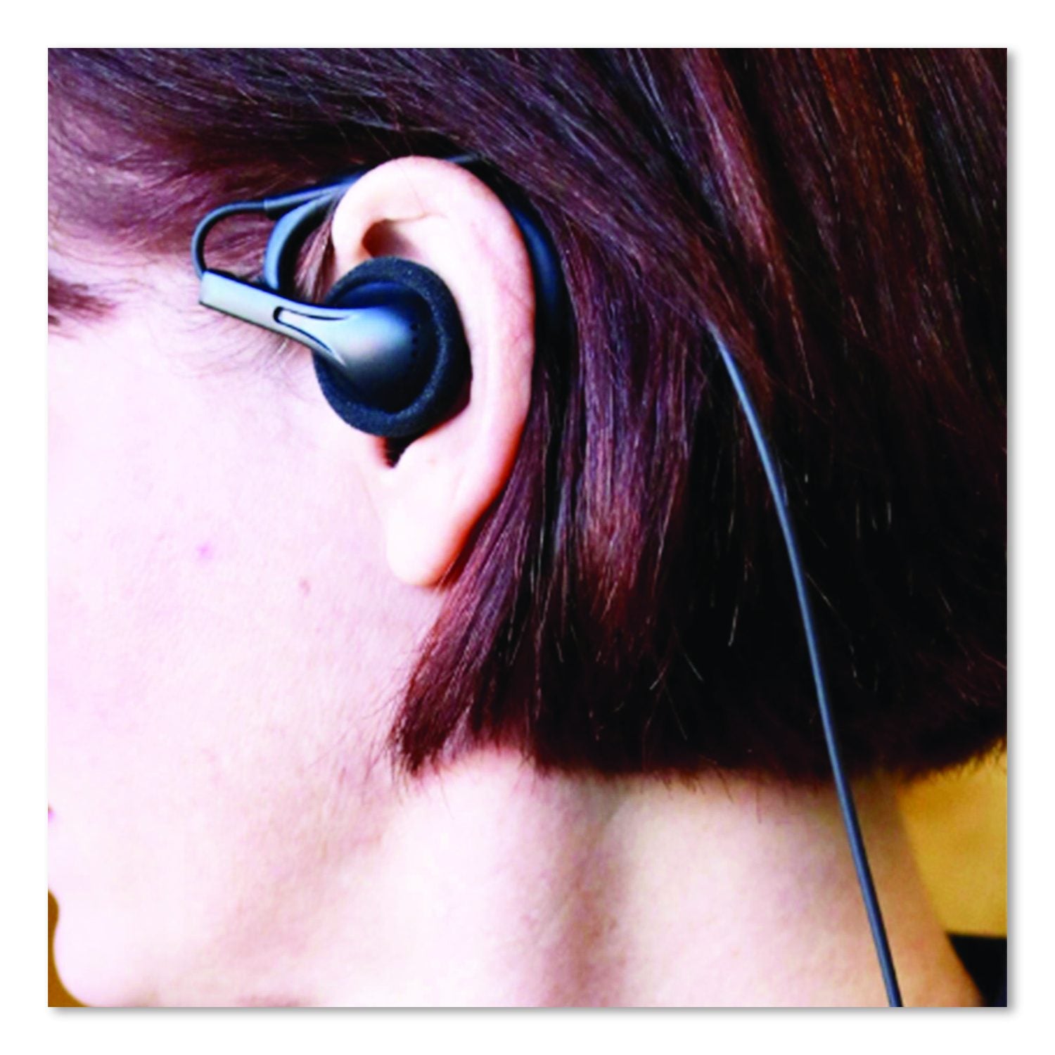 Monaural Earhook, Headset With G Style Earpiece