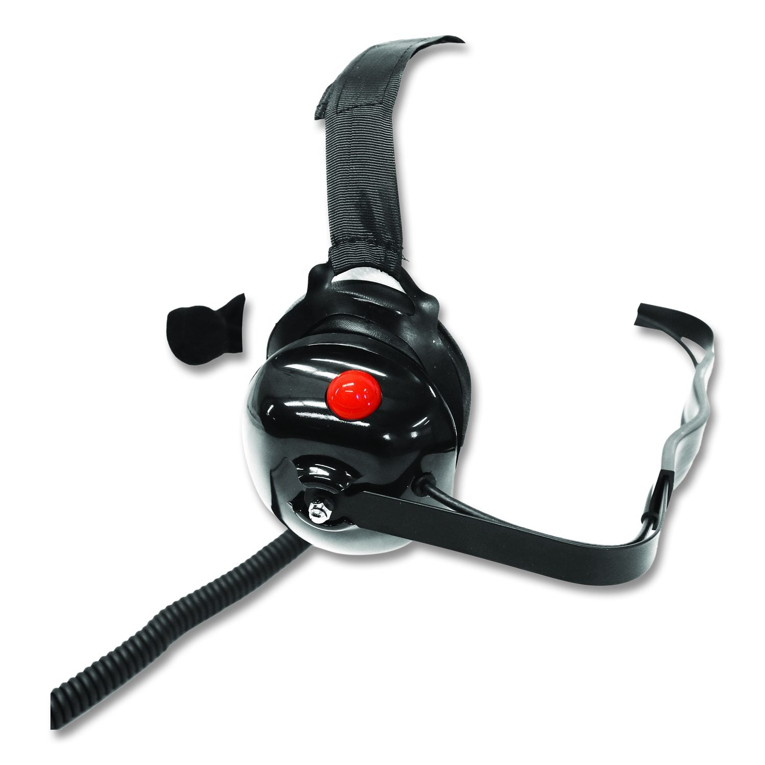 Dual Muff Binaural Over The Head Headset, Black