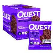 Gluten Free Protein Cookies, Double Chocolate Chip, 2.08 Oz Bag, 12/Carton