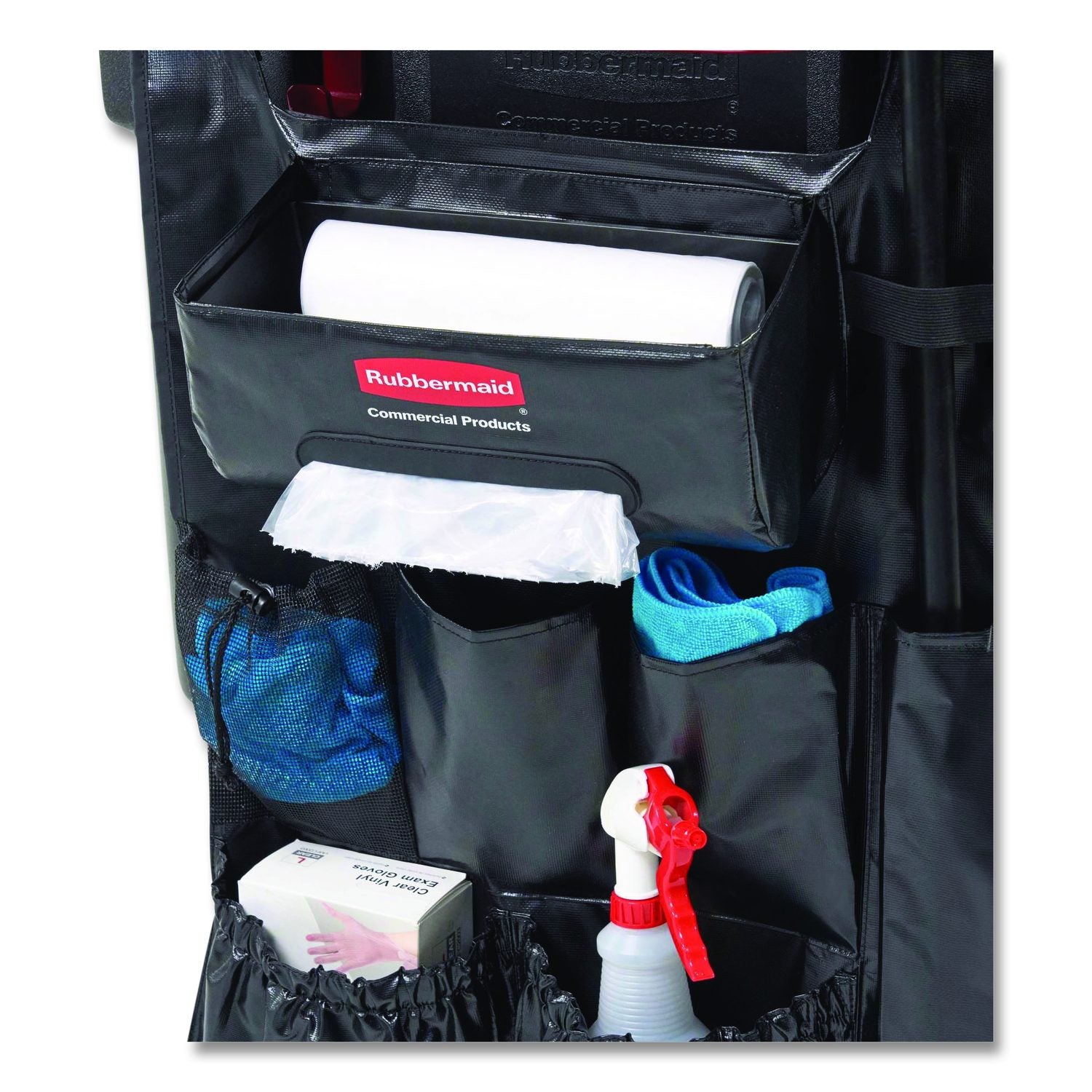 Tilt Truck Bag Organizer For Structural Foam And Rotomolded Tilt Trucks, 5.37 X 12, Black, 6/Carton