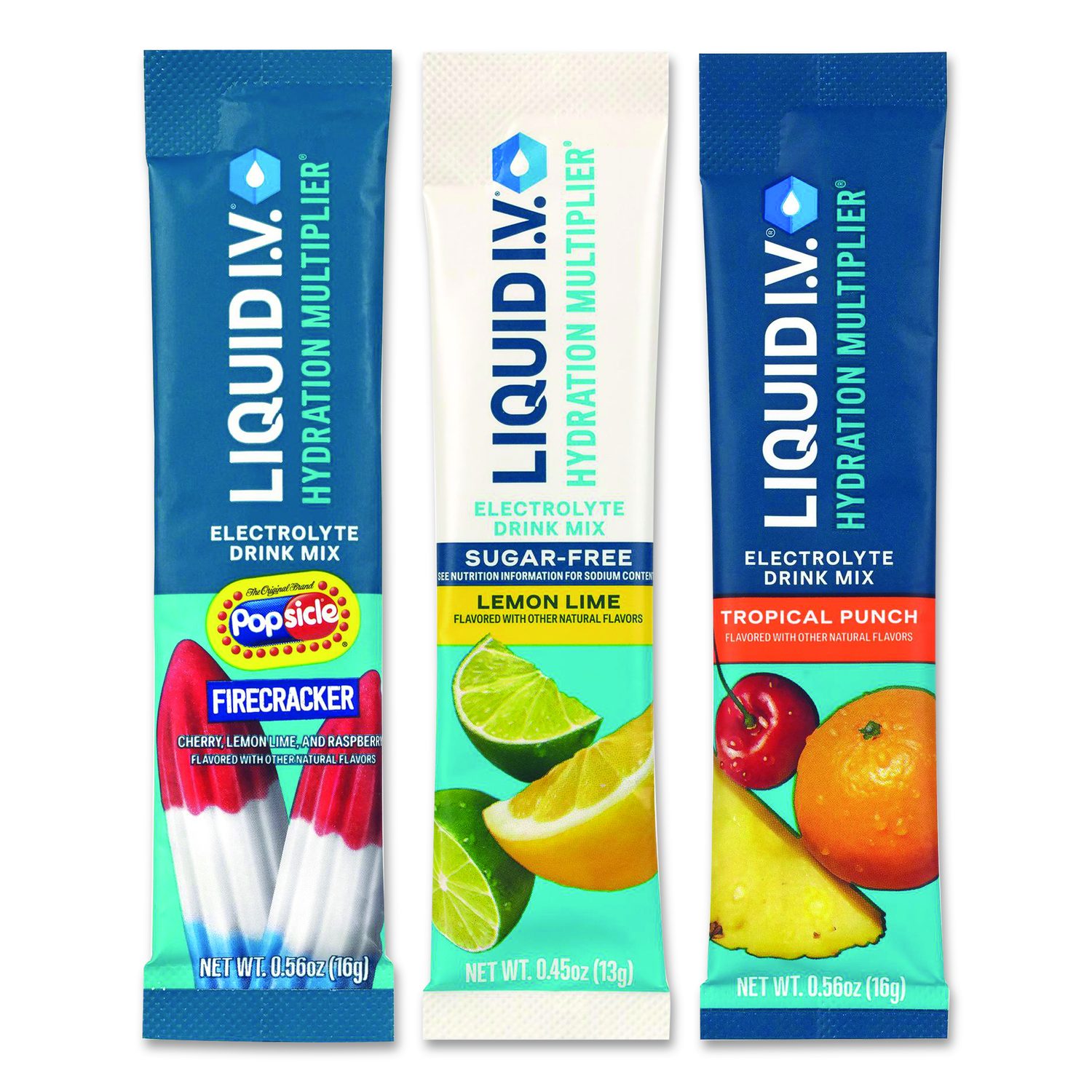 Hydration Multiplier Electrolyte Drink Mix Variety Pack, Assorted Flavors, Yields 16 Oz Per Stick, 30 Sticks/Carton