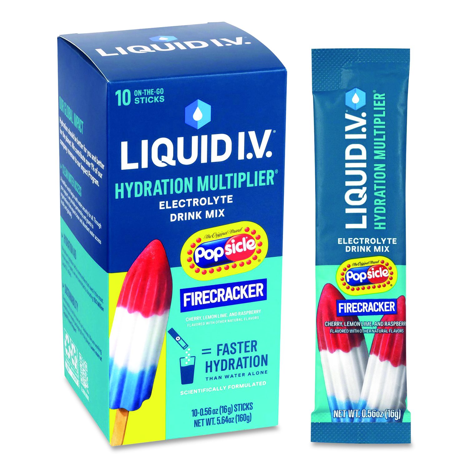 Hydration Multiplier Electrolyte Drink Mix Variety Pack, Assorted Flavors, Yields 16 Oz Per Stick, 30 Sticks/Carton
