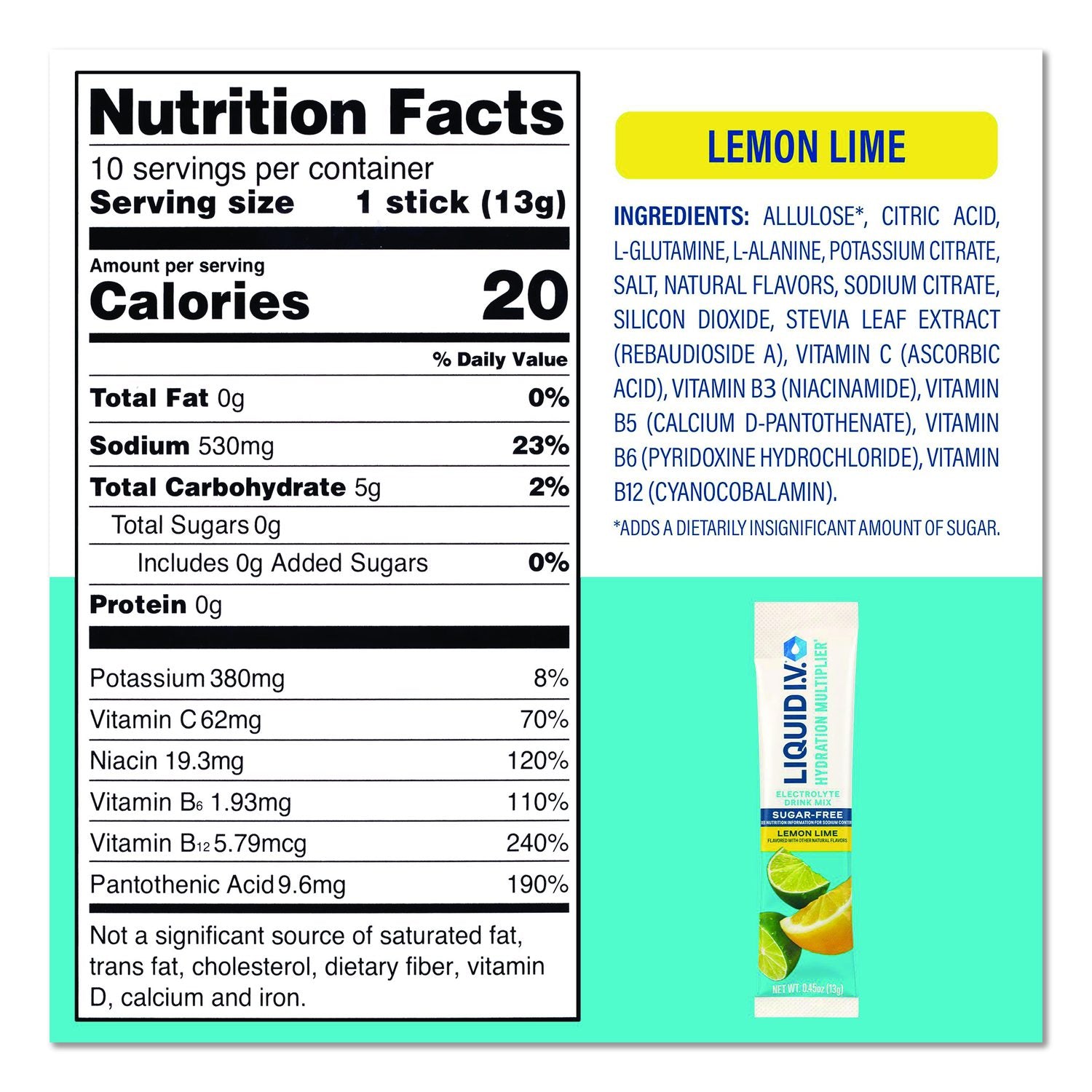 Hydration Multiplier Electrolyte Drink Mix Variety Pack, Assorted Flavors, Yields 16 Oz Per Stick, 30 Sticks/Carton