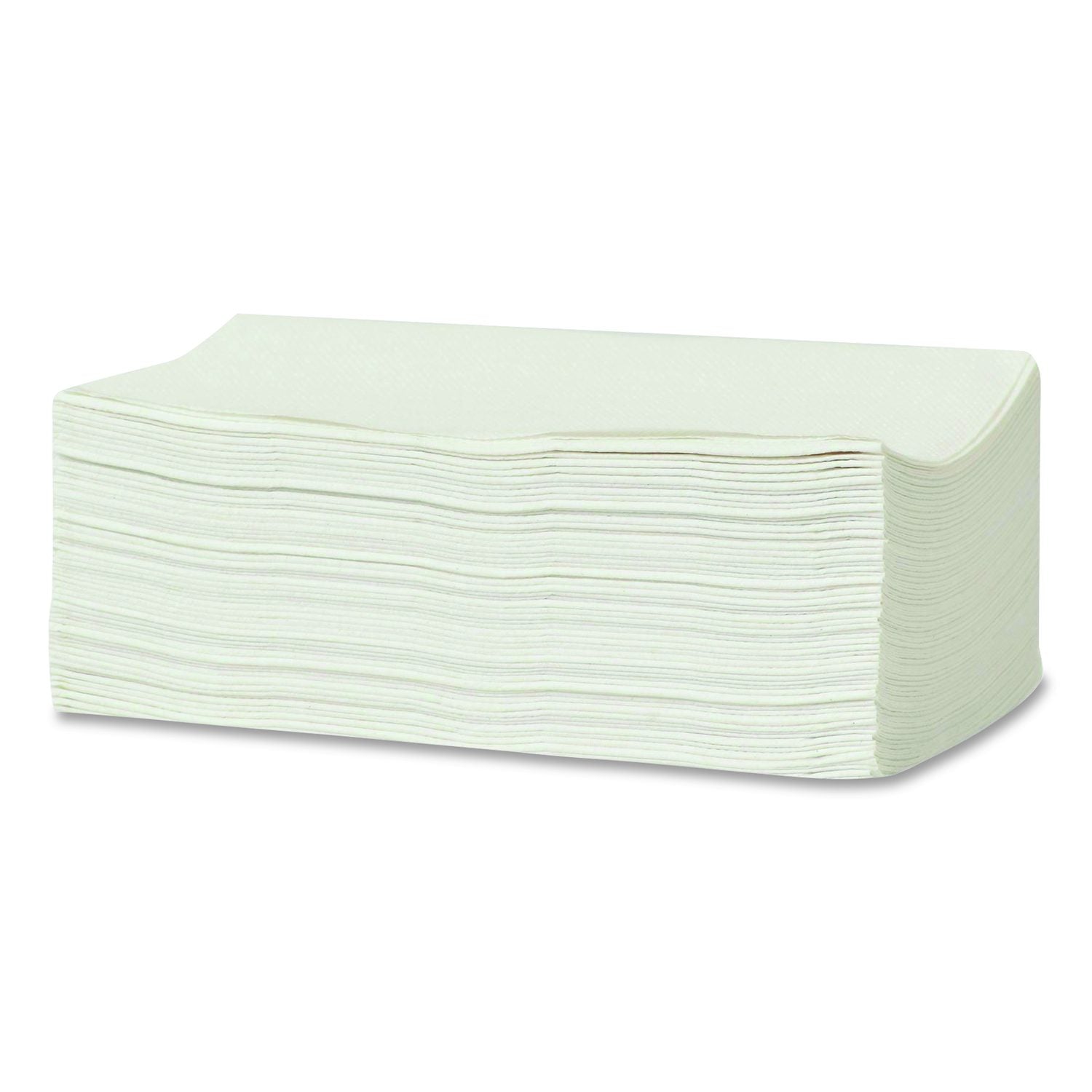 Interfold Dispenser Napkins, 1-Ply, 13 X 8.5, White, 500/Pack, 12 Packs/Carton