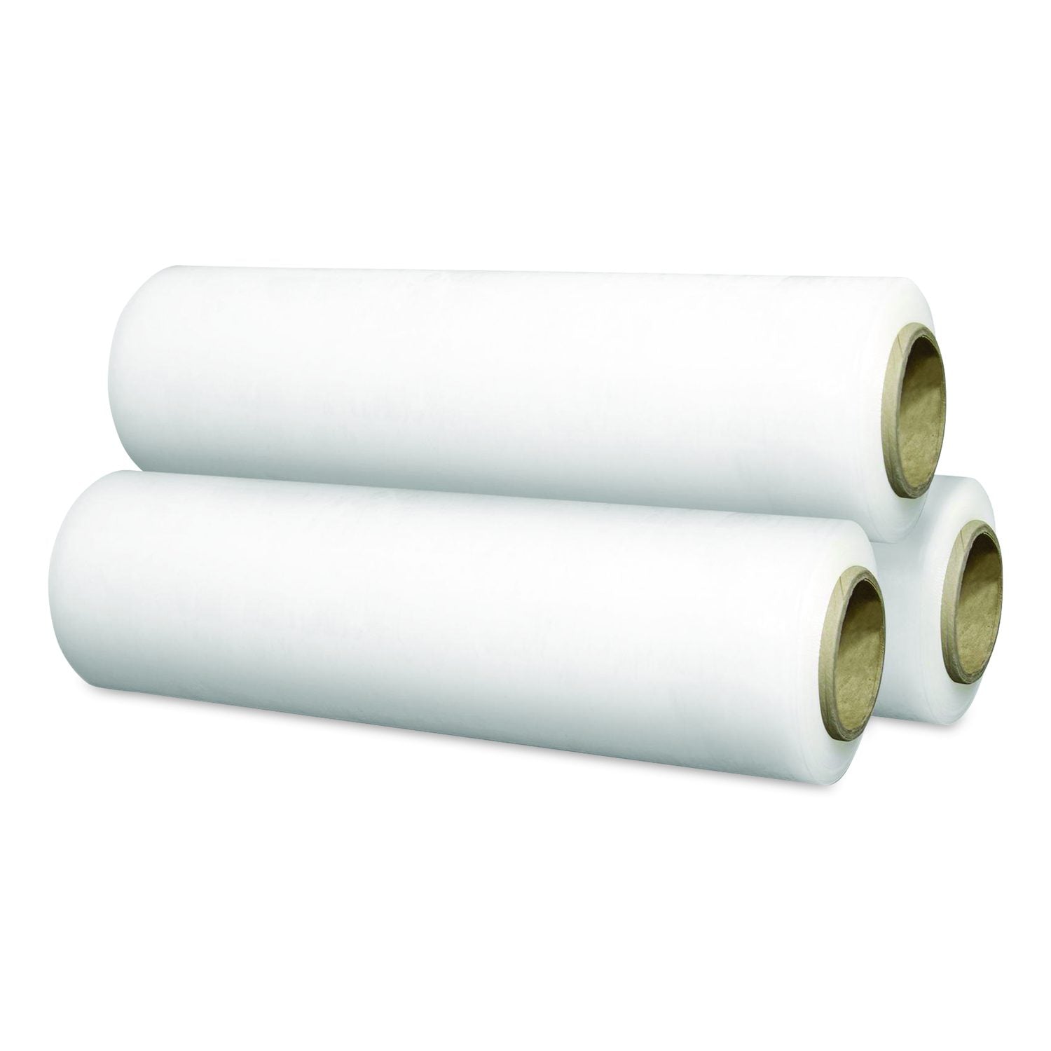 Stretch Film And Shrink Wrap, A And B, 18" X 1, 500 Ft, 57-Gauge, Clear, 4/Carton