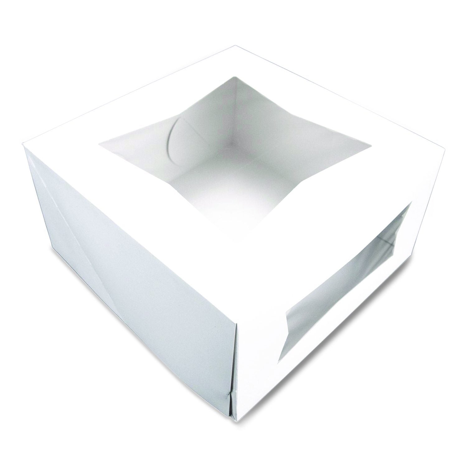 Bakery Boxes, 10 X 10 X 5, White, Paper, 100/Carton