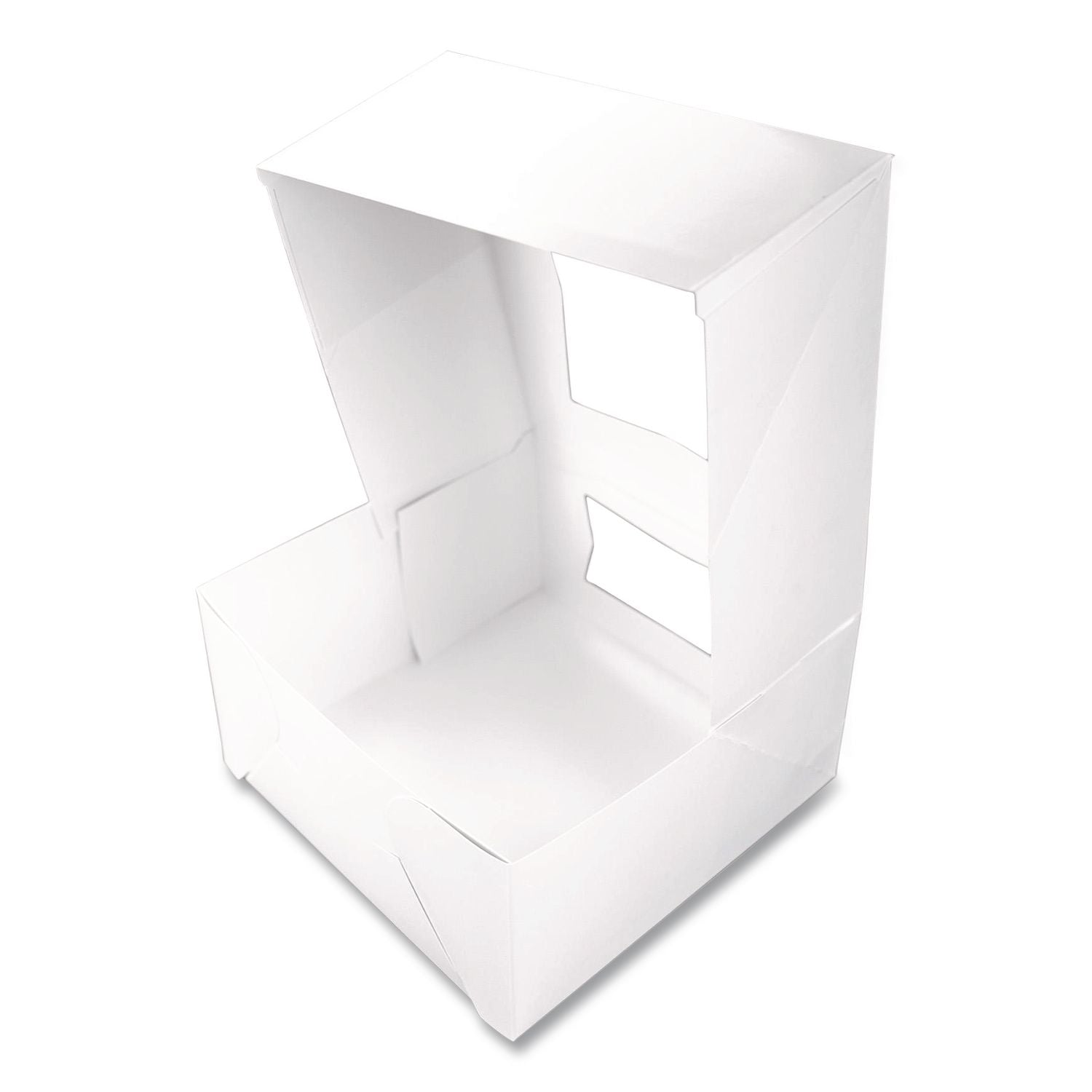 Bakery Boxes, 10 X 10 X 5, White, Paper, 100/Carton