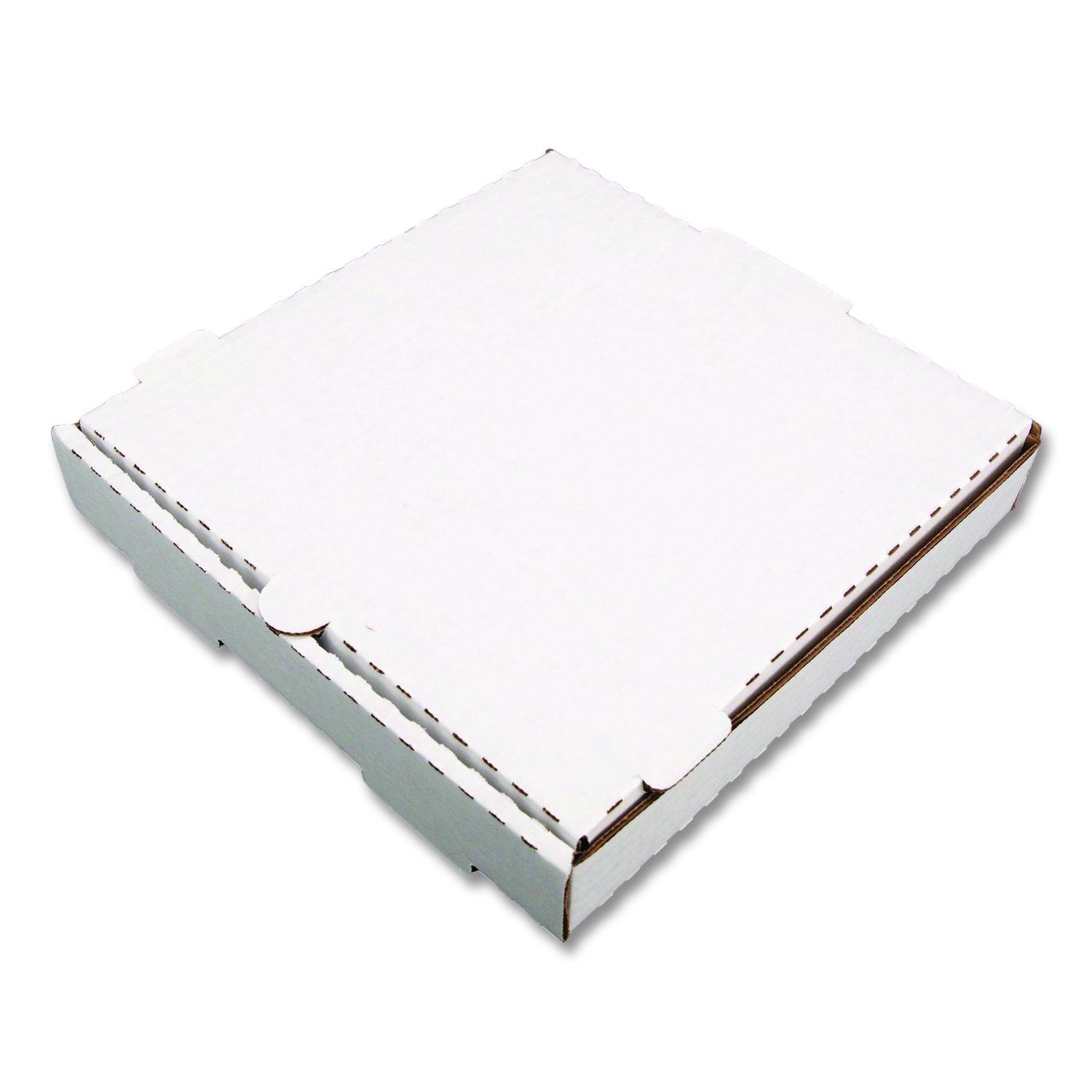 Lock-Corner Pizza Boxes, 10 X 10 X 1.75, White, Paper, 50/Carton