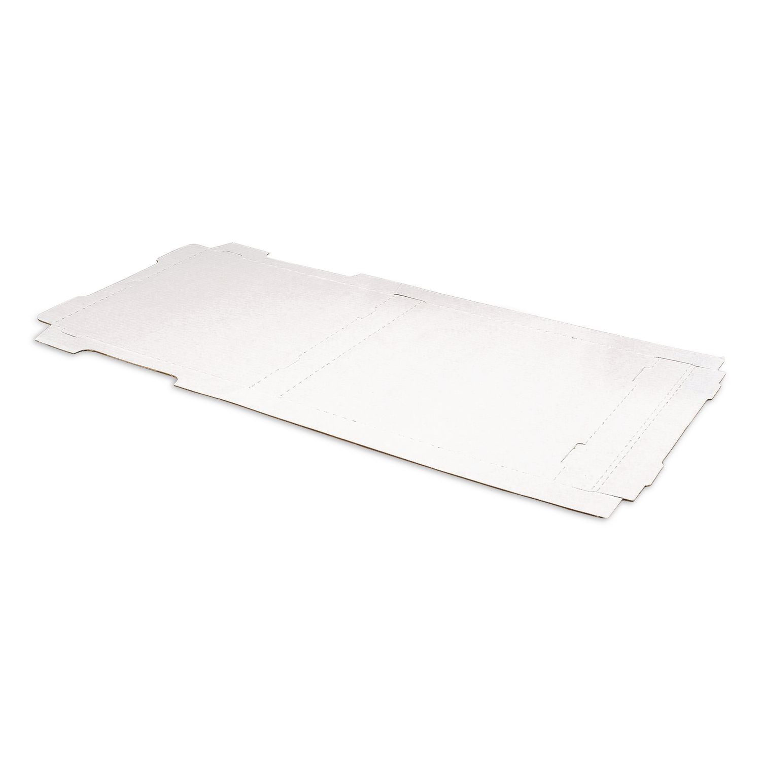 Lock-Corner Pizza Boxes, 14 X 14 X 1.75, White/Kraft, Paper, 50/Carton