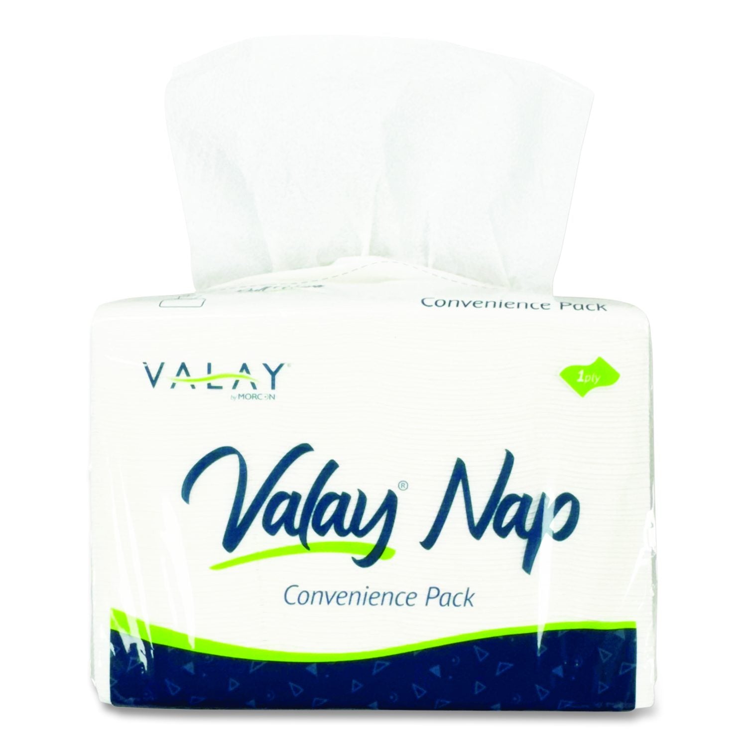 Valay Dispenser Napkin Convenience Pack, 1-Ply, 6.5 X 4, White, 500/Pack, 12 Packs/Carton