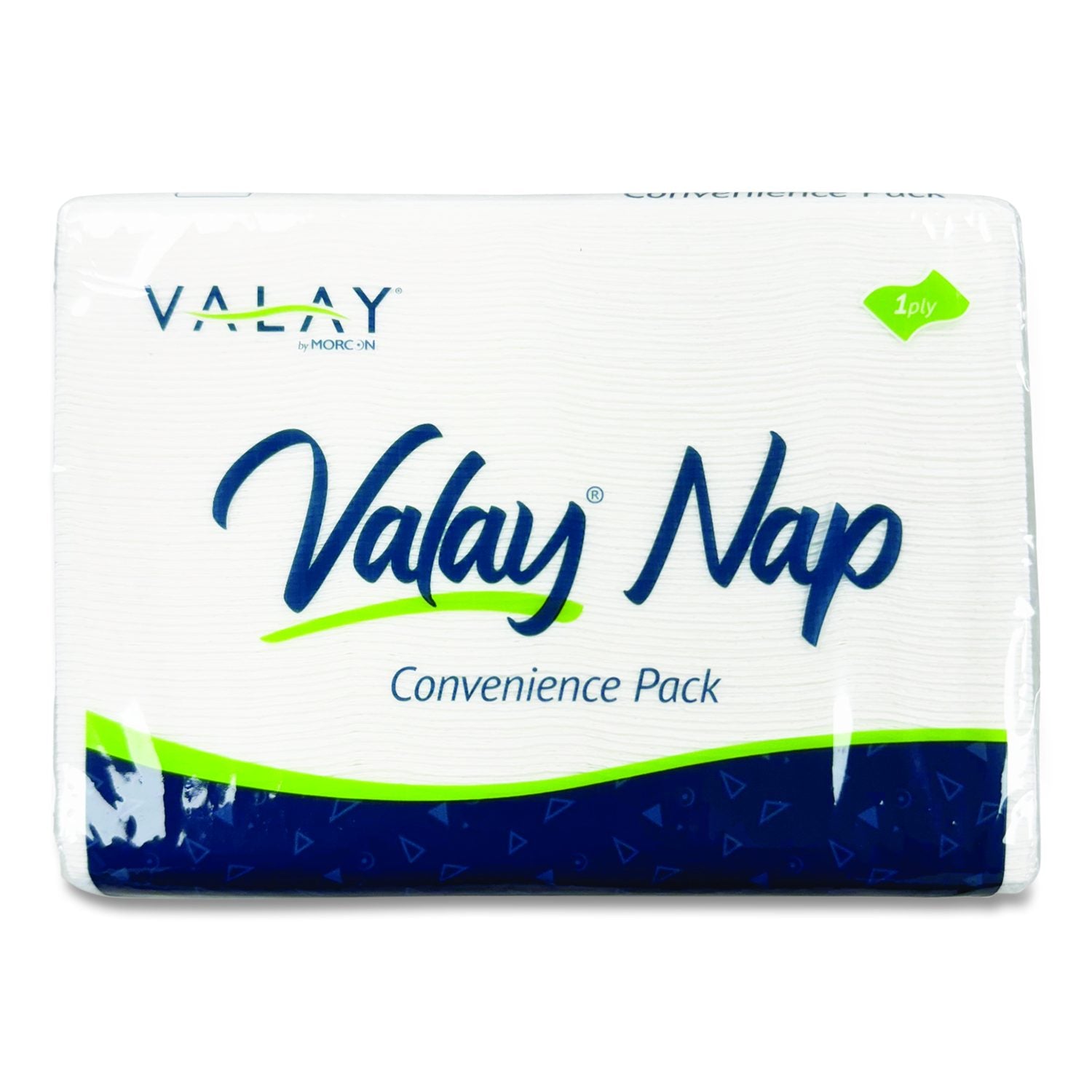 Valay Dispenser Napkin Convenience Pack, 1-Ply, 6.5 X 4, White, 500/Pack, 12 Packs/Carton
