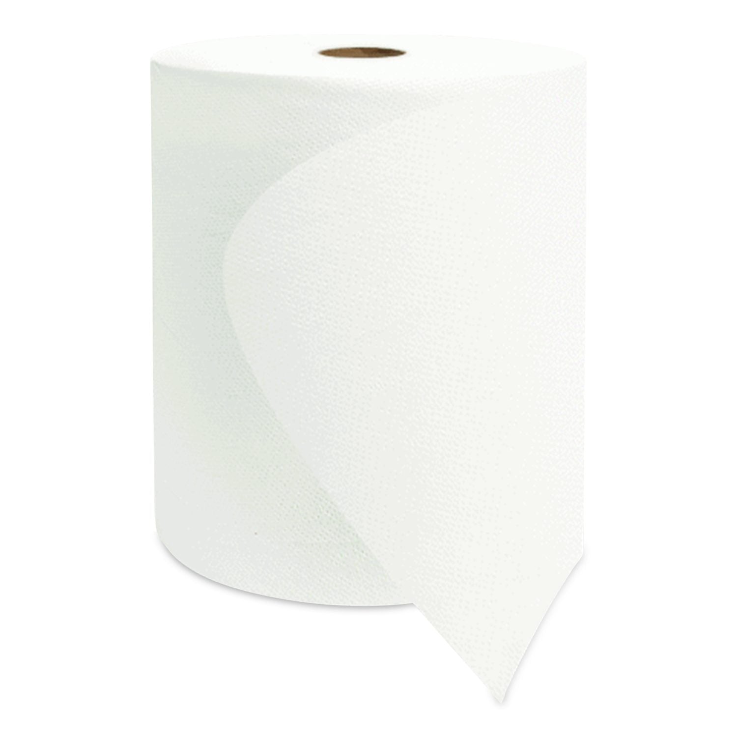 Valay Universal Hardwound Premium Roll Towel, 1-Ply, 8" X 800 Ft, White, 6 Rolls/Carton