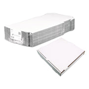 Lock-Corner Pizza Boxes, 12 X 12 X 1.75, White/Kraft, Paper, 50/Carton