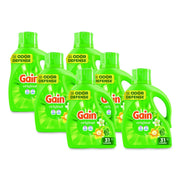 Liquid Laundry Detergent, Gain Original Scent, 41 Oz Bottle, 6/Carton