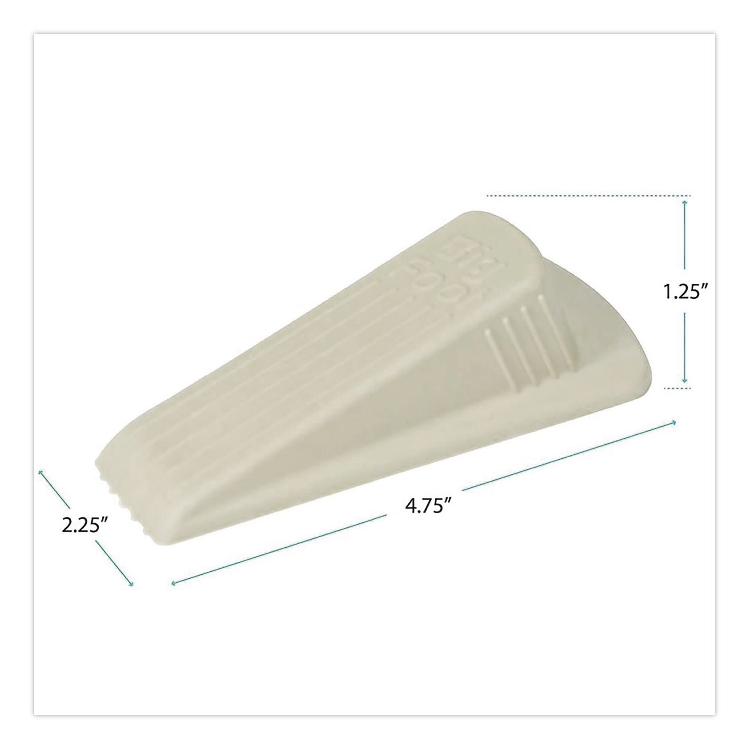 Big Foot Doorstop, Beige, 12/Carton