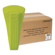 Giant Foot Doorstop, Safety Green, 6/Carton