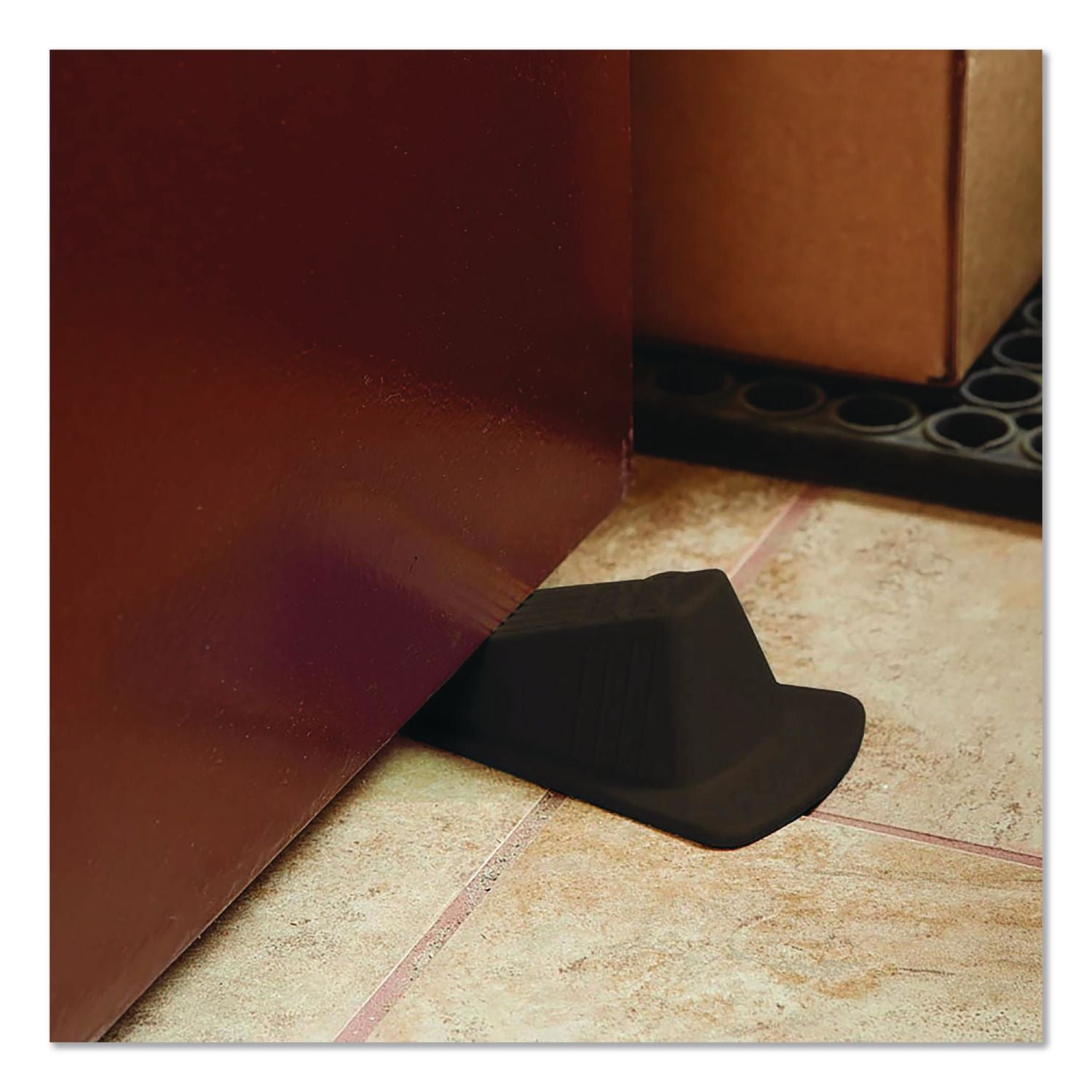 Giant Foot Doorstop, Brown, 6/Carton