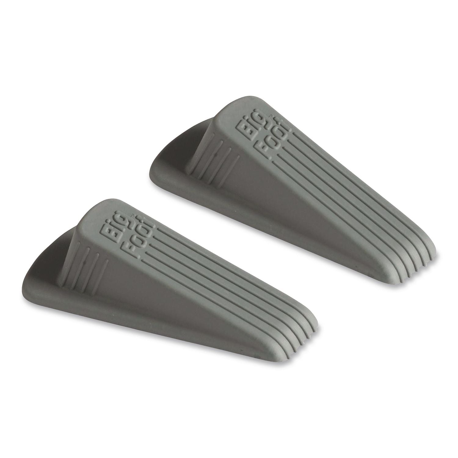 Big Foot Doorstop, Gray, 2/Pack, 6 Packs/Carton
