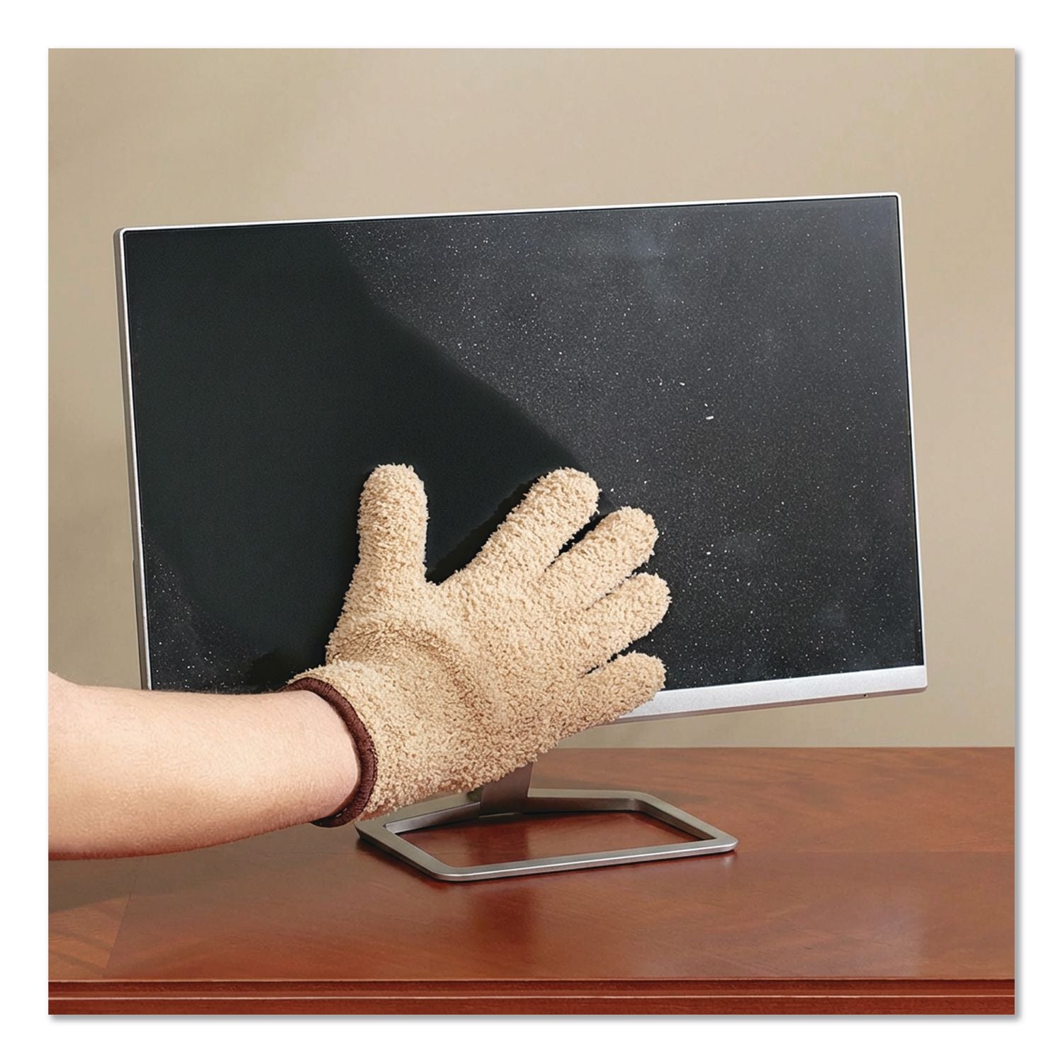 Cleengreen Microfiber Cleaning And Dusting Gloves, 6 Pairs/Carton