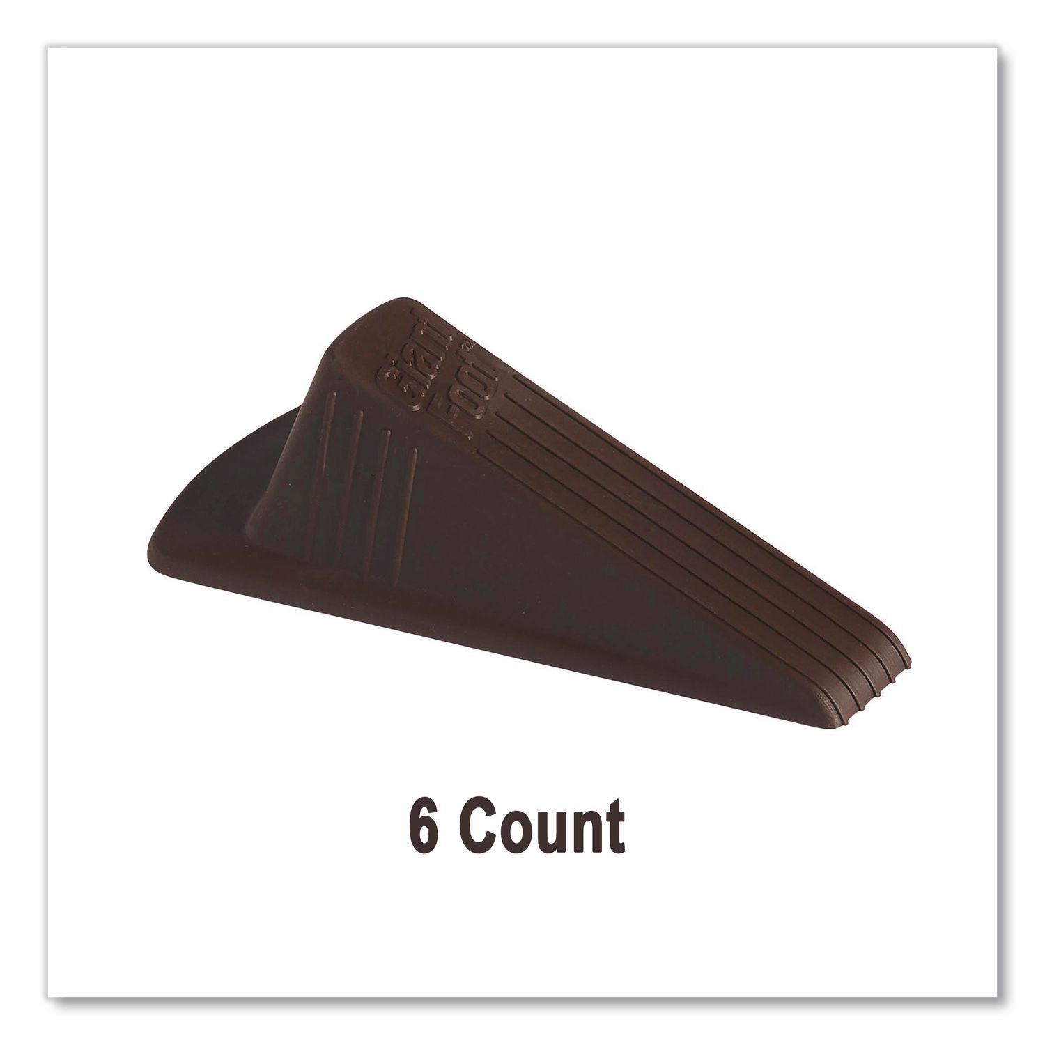 Giant Foot Doorstop, Brown, 6/Carton
