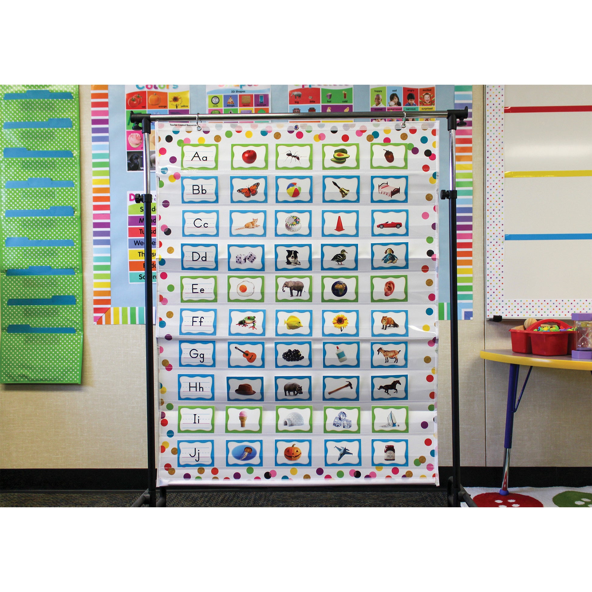 Confetti 10 Pocket Chart (34" x 44")