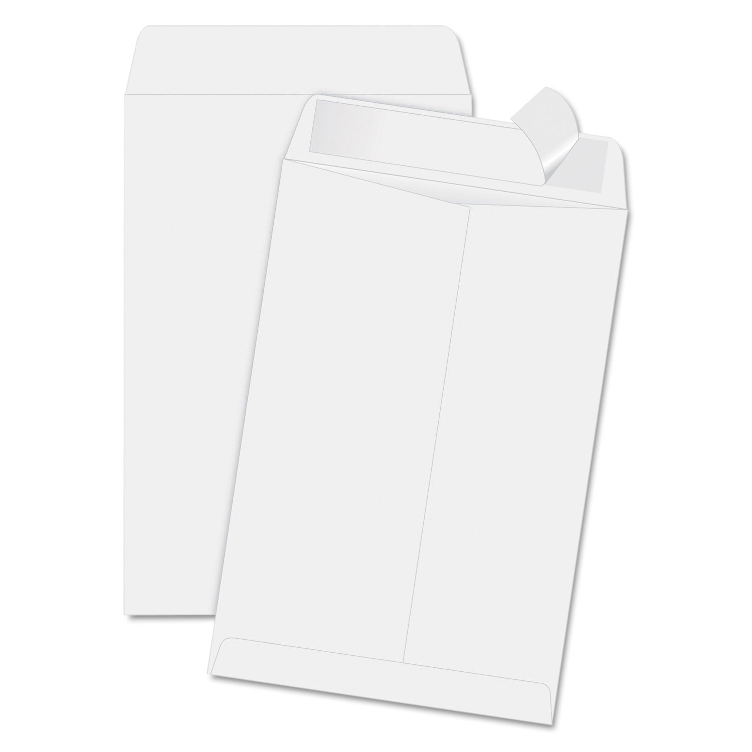 Catalog - 6 1/2" Width x 9 1/2" Length - 28 lb - Peel & Seal - White - Wove - 100 / Box