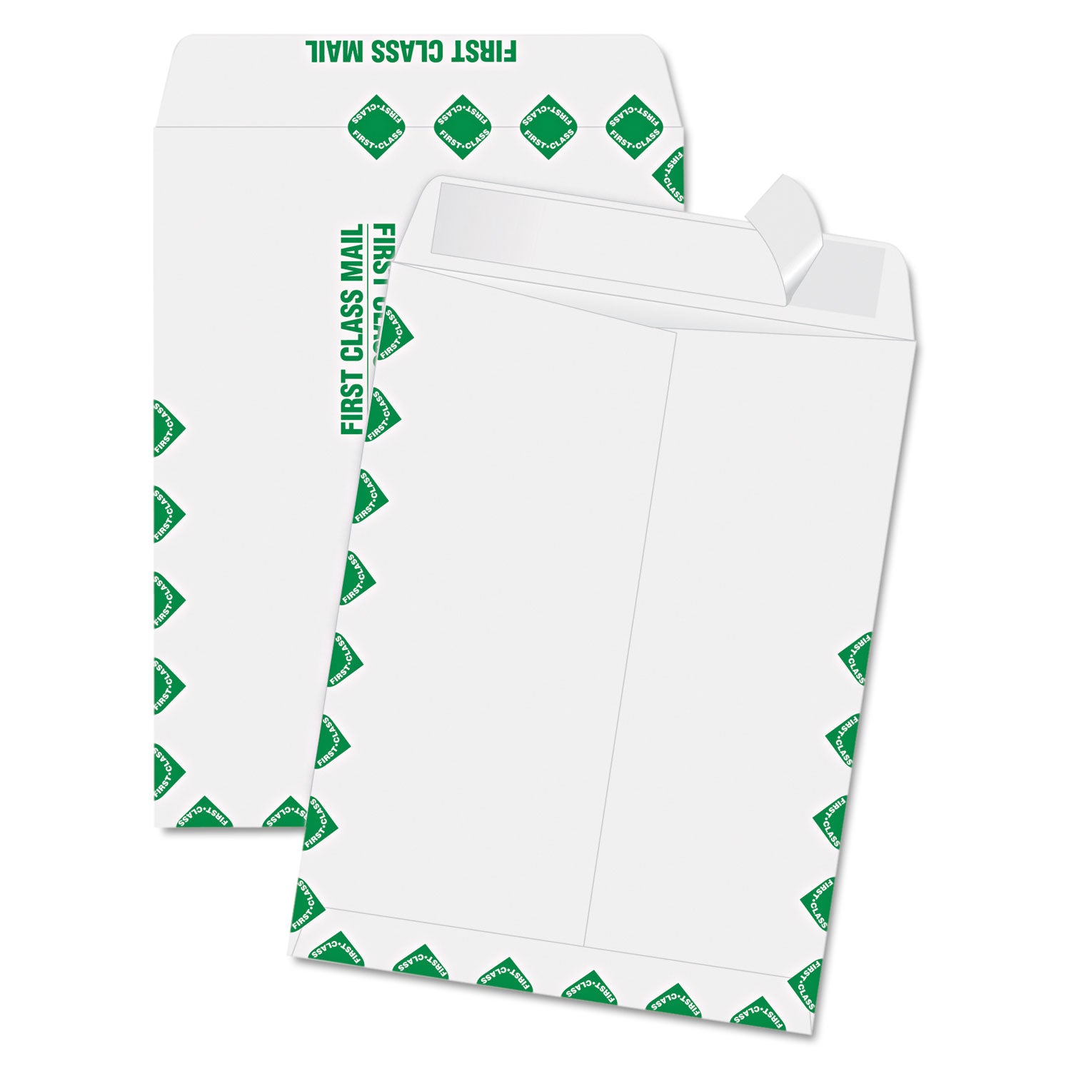 Quality Park 9 x 12 Catalog Mailing Envelopes with Redi-Strip&reg; Self-Seal Closure - Catalog - 9" Width x 12" Length - 28 lb - Peel & Seal - White - 100 / Box