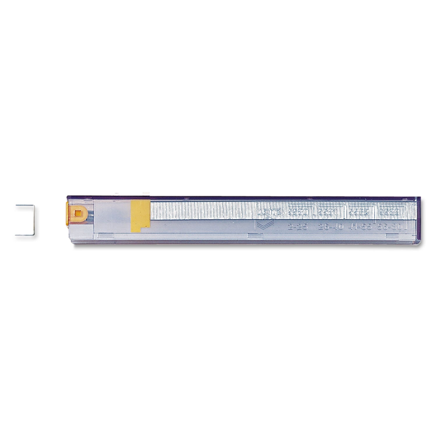 Heavy Duty - 5/16" Leg - Holds 40 Sheet(s) - for Paper - Yellow - 1050 / Box