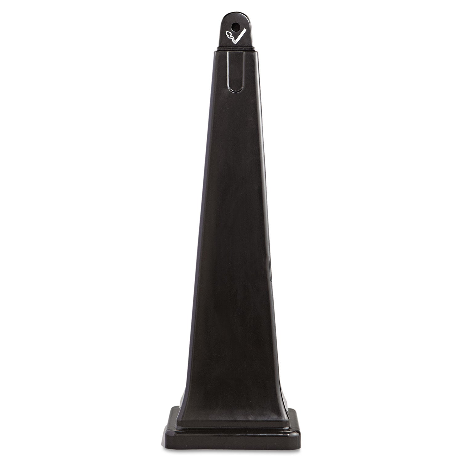 39.4" Height x 12.3" Width x 12.3" Depth - Steel, Plastic - Black - 1 Each