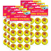 Stick With It!/Lollipop scent Retro Scratch 'n Sniff Stinky Stickers®, 24 Per Pack, 6 Packs