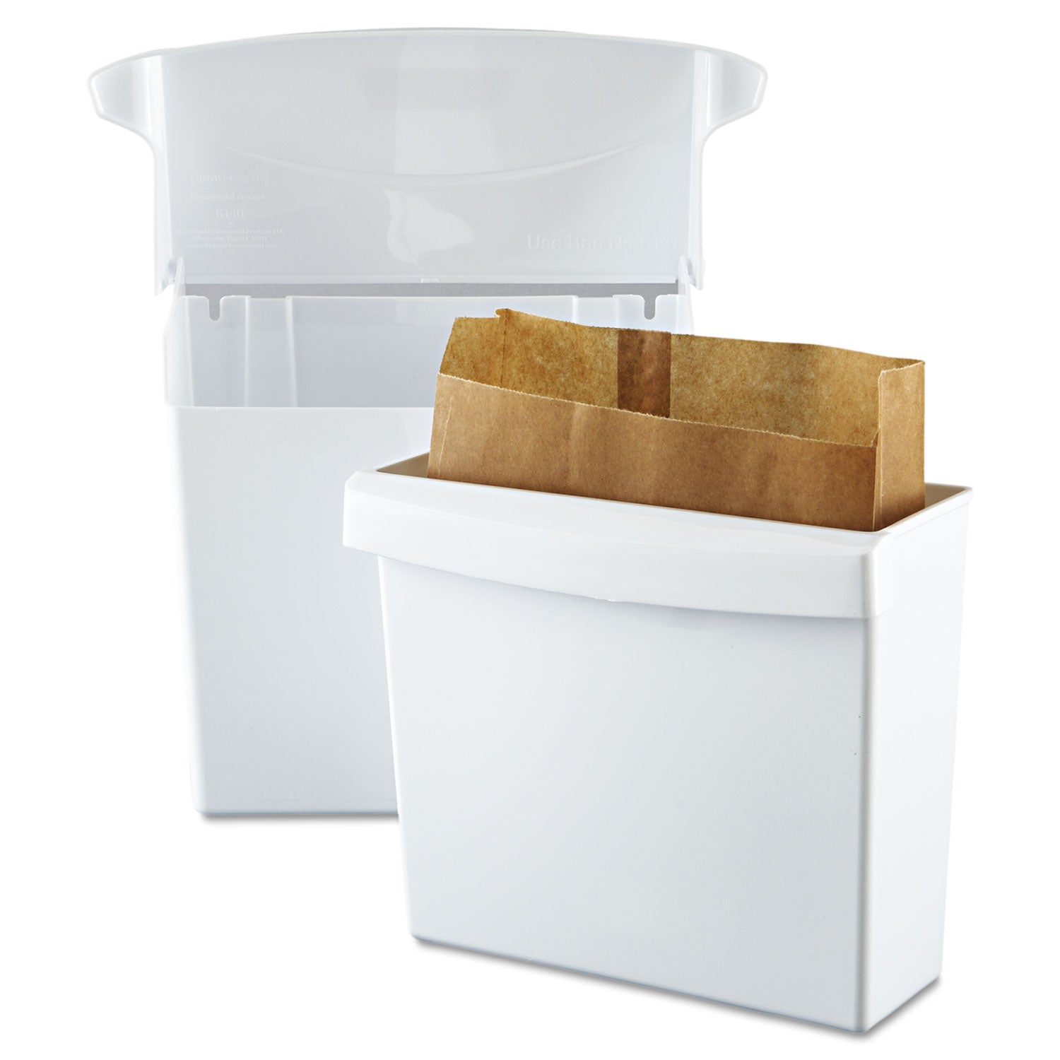 12.5" Height x 10.8" Width x 5.3" Depth - White - 1 Each