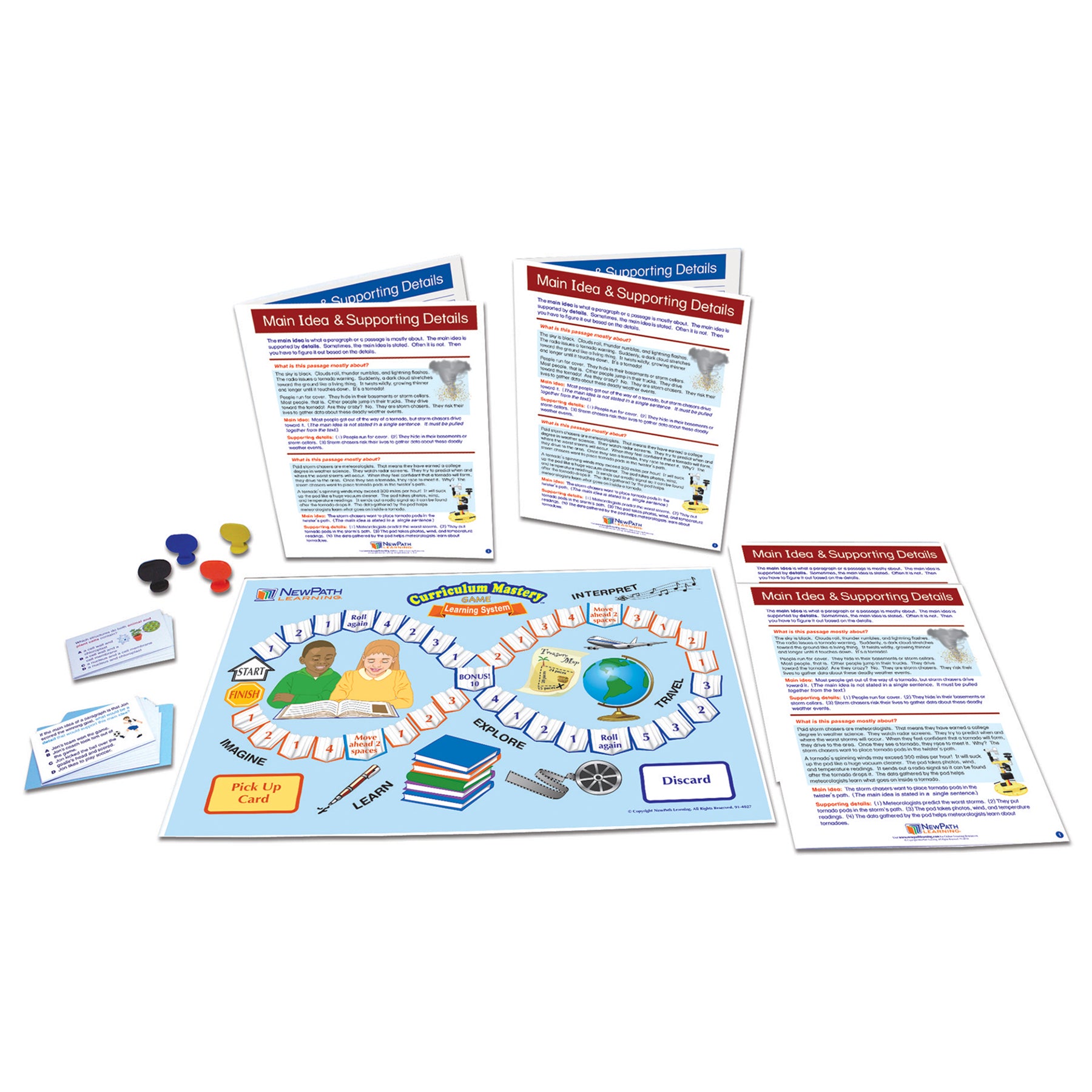 Main Idea and Supporting Details Learning Center, Grade 3-5