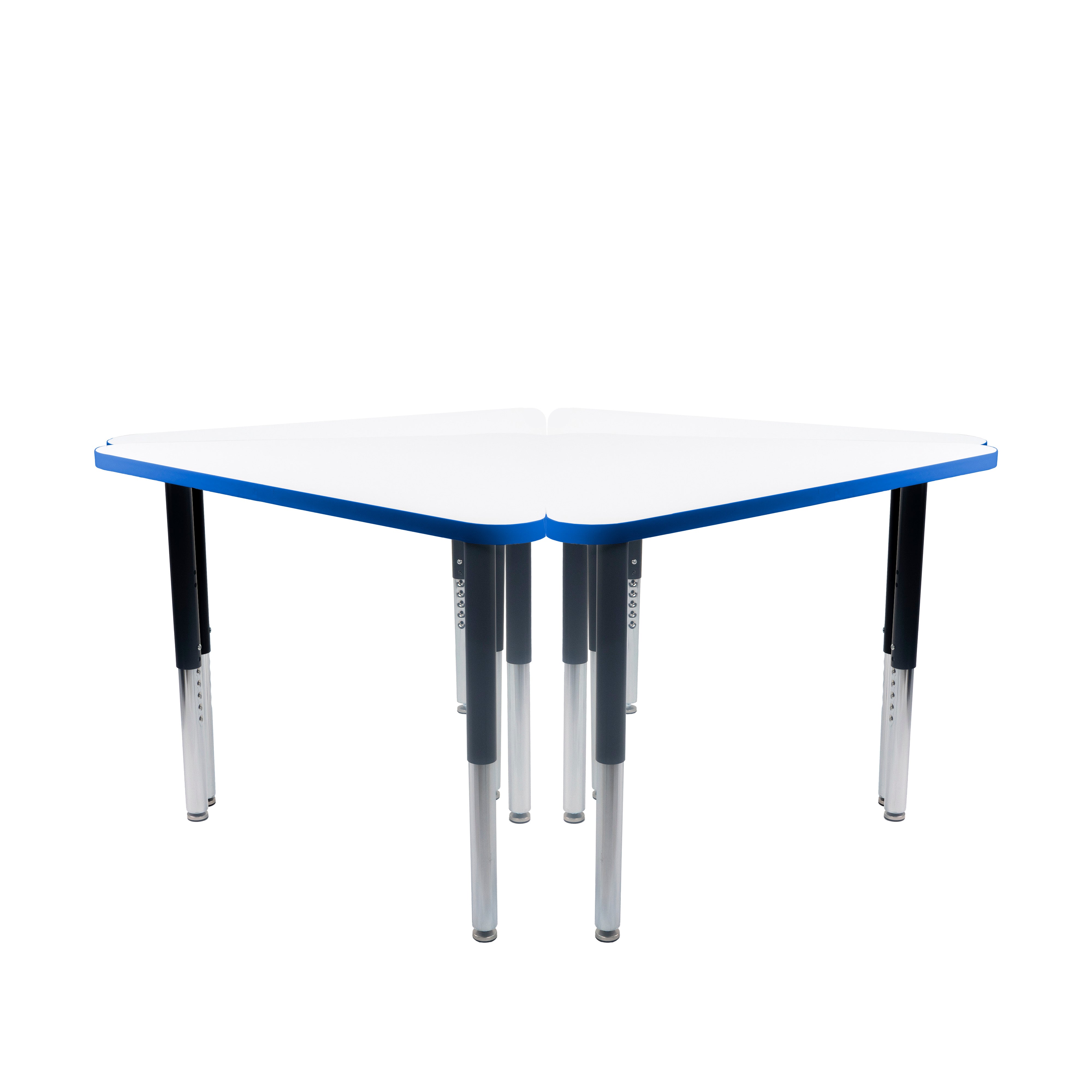 TF Triangle 30x41 Super Leg HPL 4pk / Dry Erase-Blue