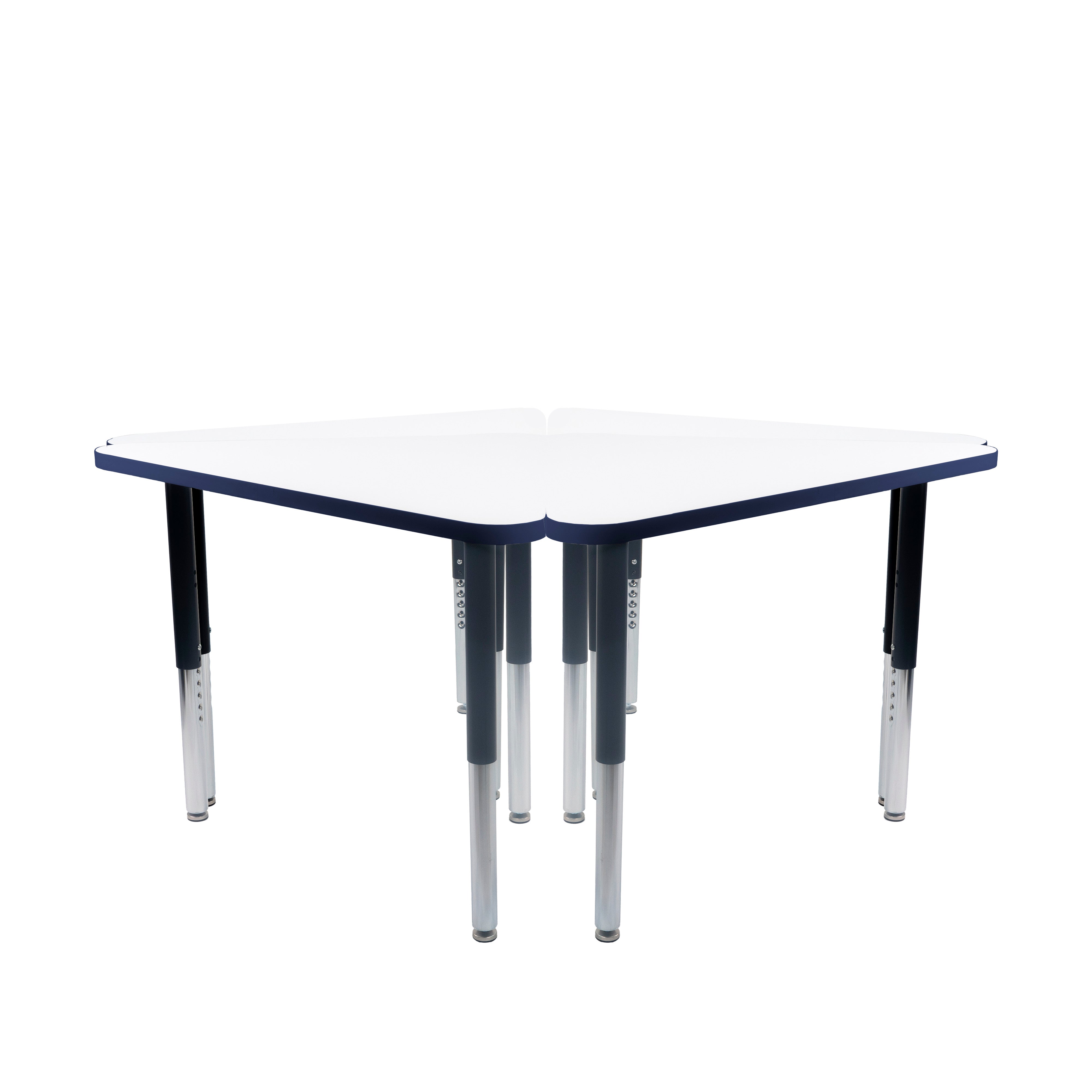 TF Triangle 30x41 Super Leg HPL 4pk / Dry Erase-Navy