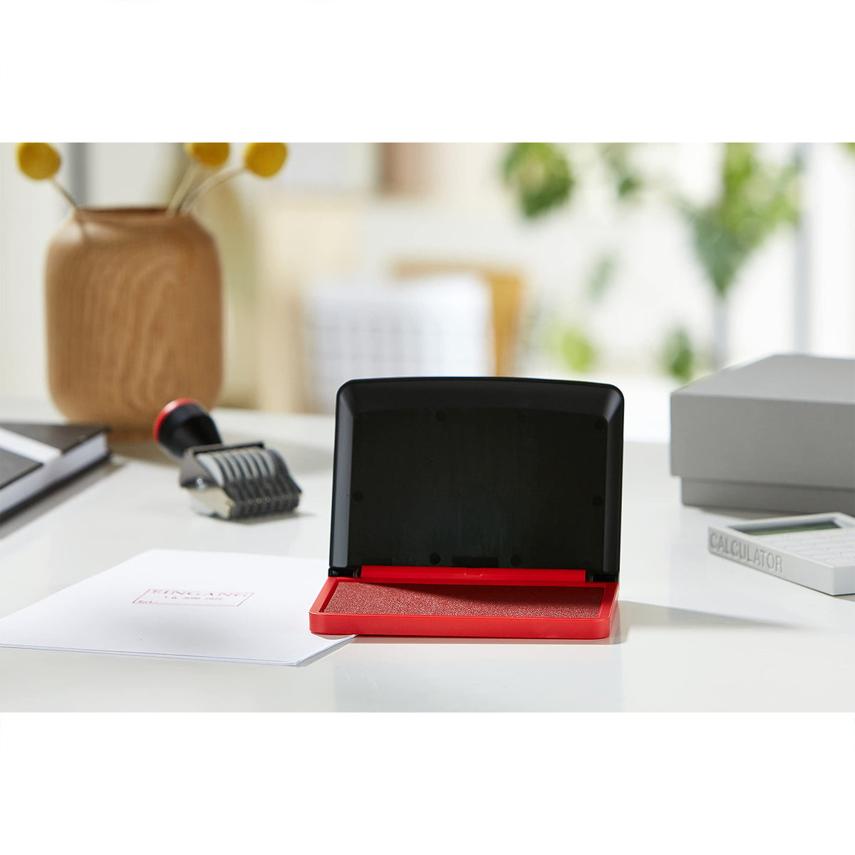 MICRO FELT INK PAD RED 2 3/4X4.25