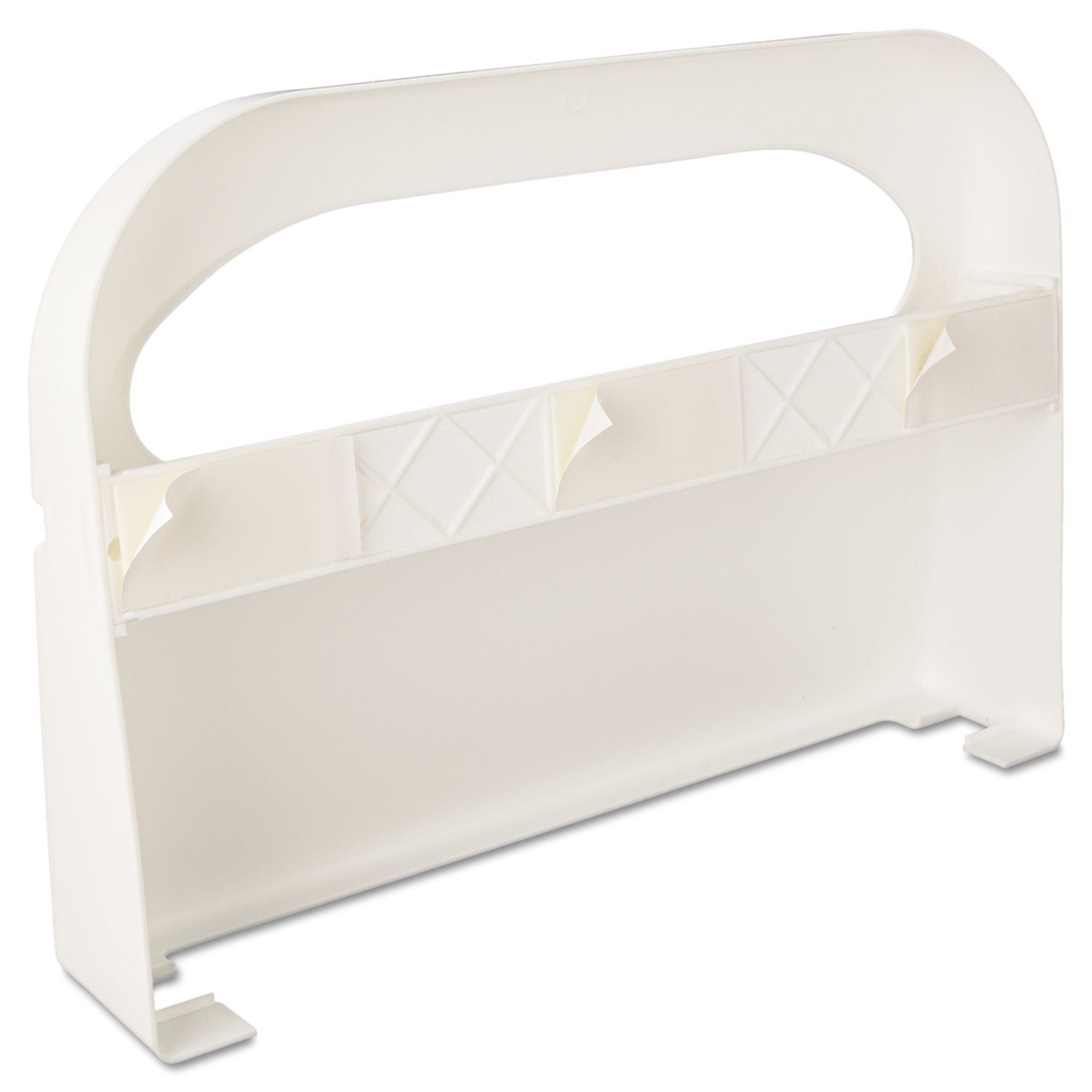 Half-fold - 250 x Toilet Seat Cover Half-fold - Plastic - White - Durable, Tear Resistant - 2 / Pair