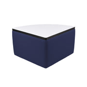 UPH Ottoman Table Top HPL Pie 18H / Navy - Dry Erase-Black