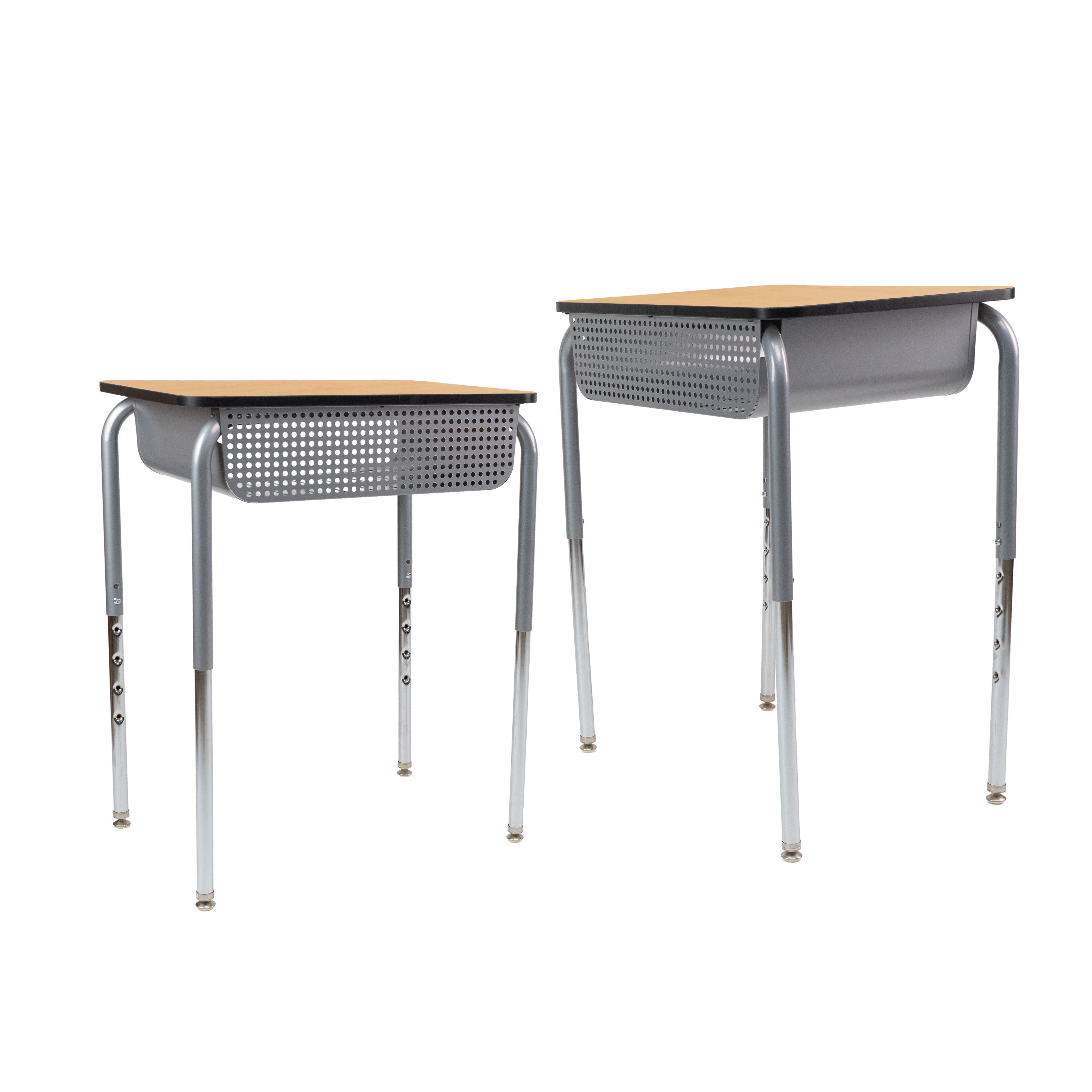 OFD 18x24 Belly Curve MTL Book Box 2pk / Maple-Black-Silver - Silver